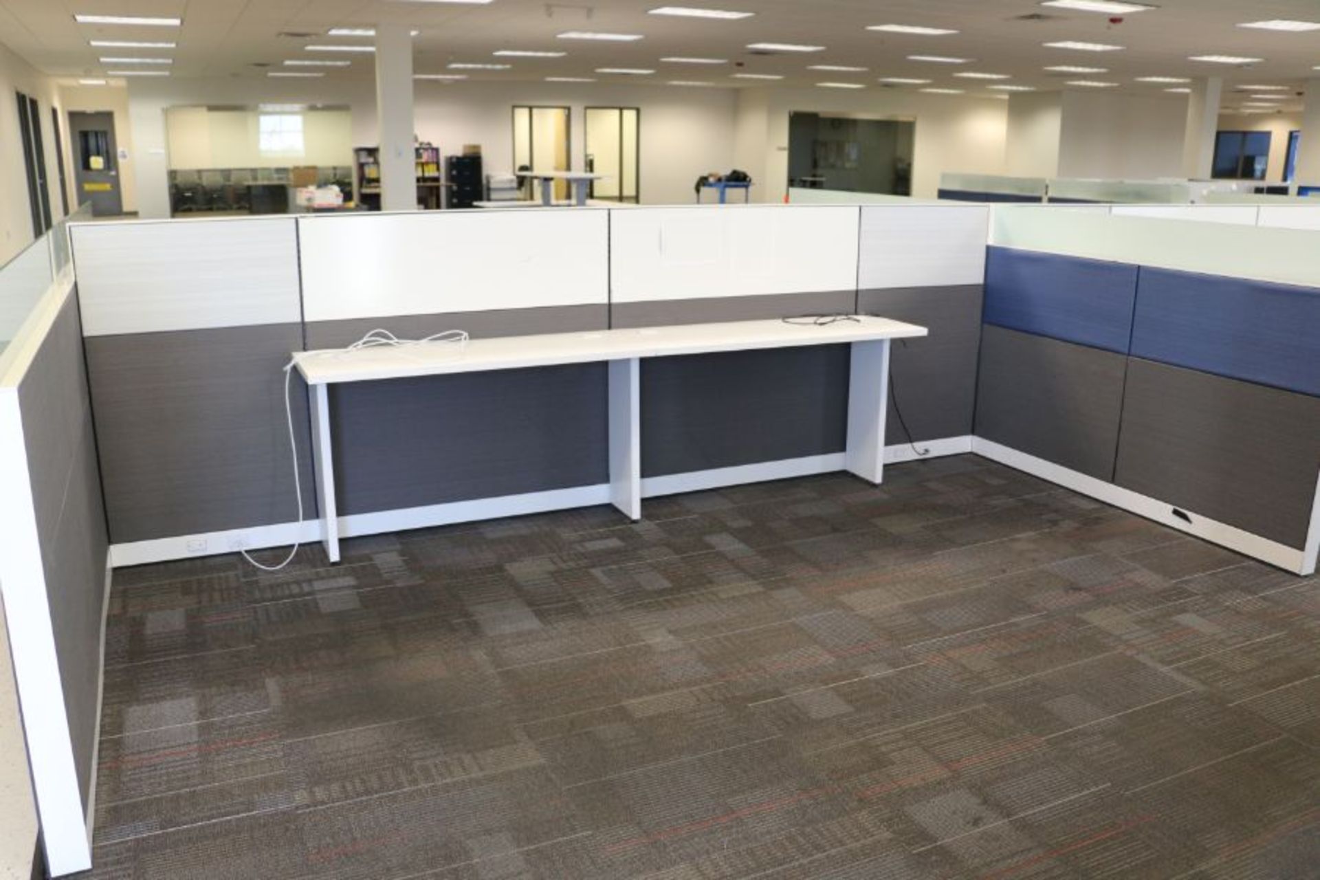 (4) Office Desks and Cubicle - Image 7 of 7