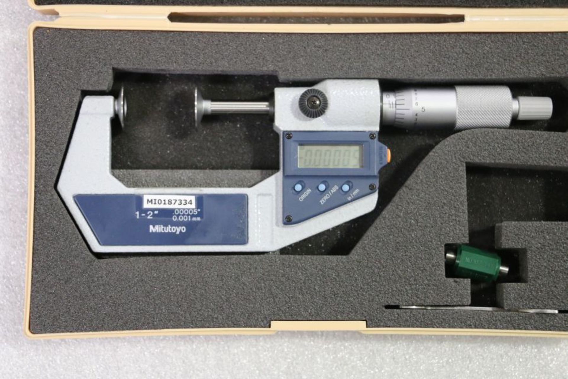 Mitutoyo 1" - 2" Digital Flange Micrometer