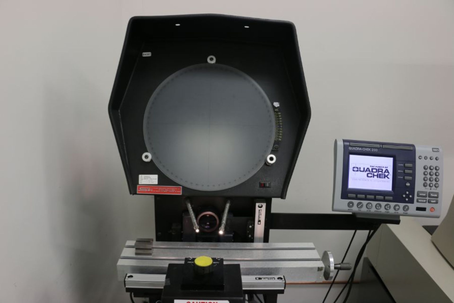 SPI Master View 14" MV14QSPI Optical Comparator with Acu-Rite Quadra-Check 200 DRO, s/n 2516- - Image 3 of 5