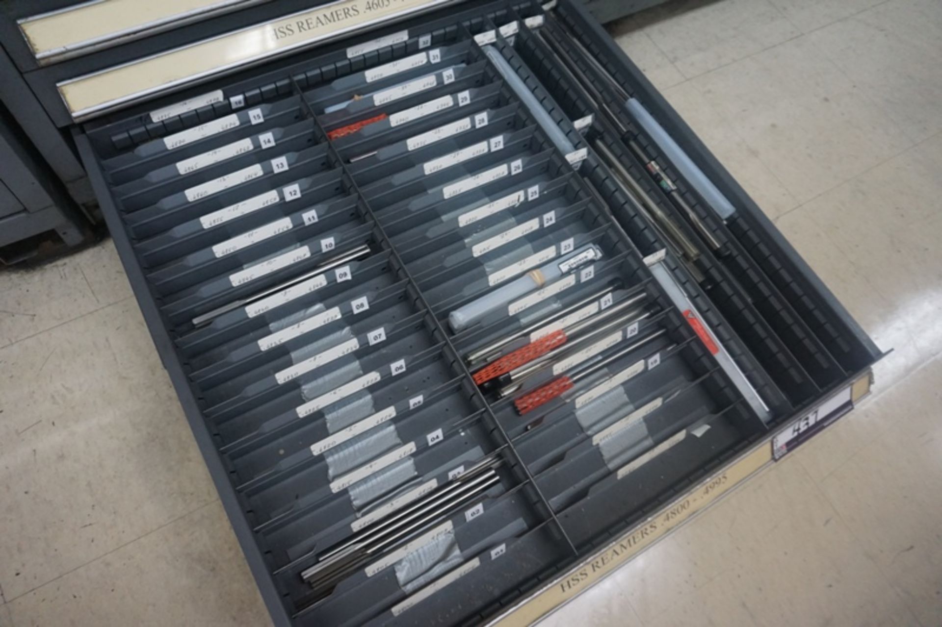 Drawer with Assorted High Speed Reamers