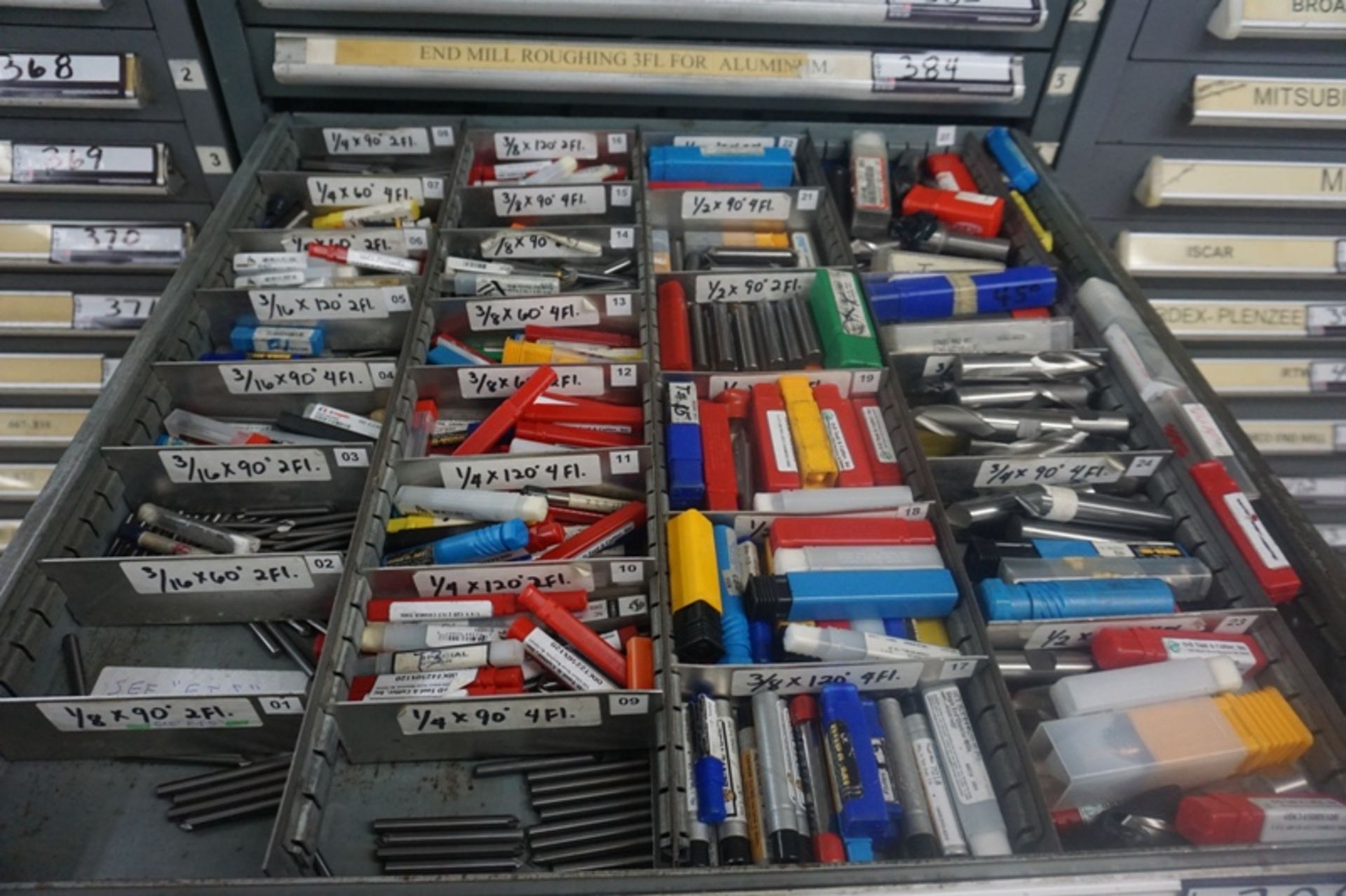 Drawer with Assorted Chamfer Endmills - Image 2 of 6