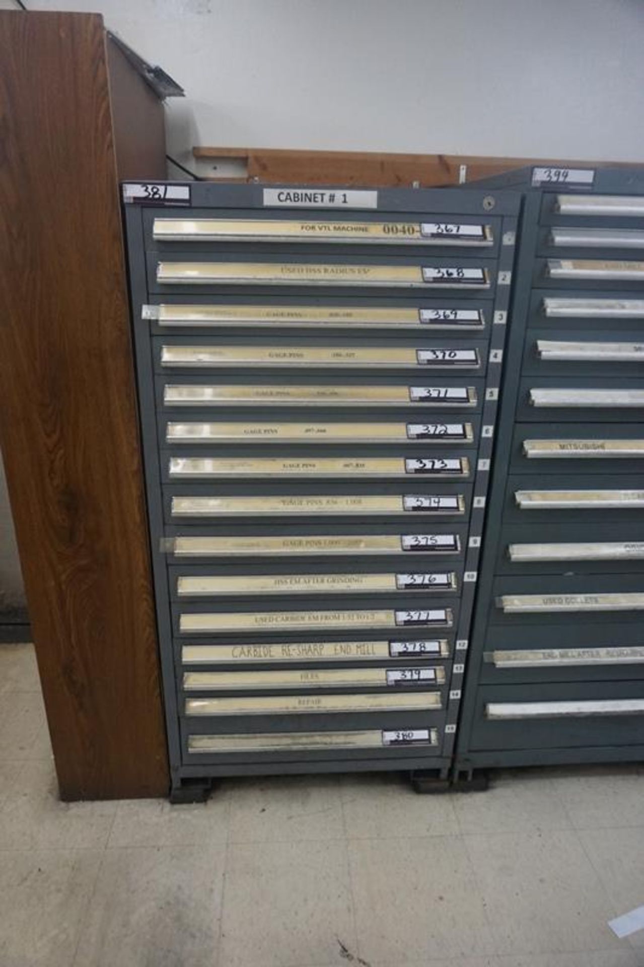 15 Drawer Vidmar Cabinet *No Content* - Image 2 of 4