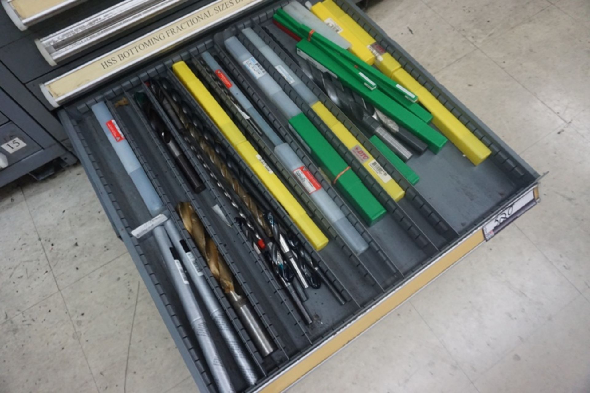 Drawer with Assorted High Speed Drills - Image 6 of 7