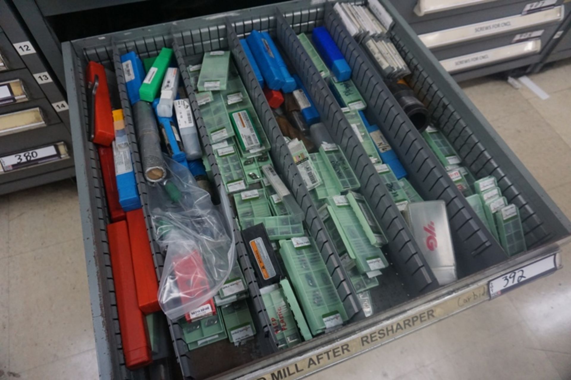 Drawer with Assorted Carbide Inserts - Image 3 of 5