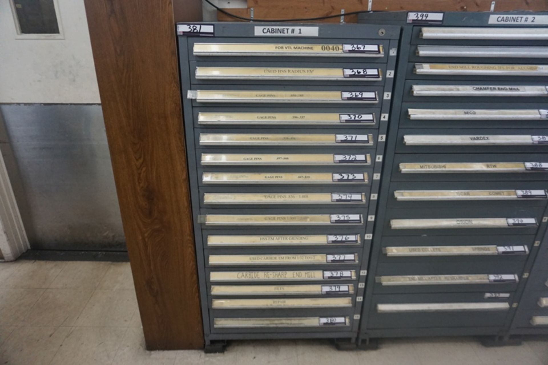 15 Drawer Vidmar Cabinet *No Content* - Image 4 of 4