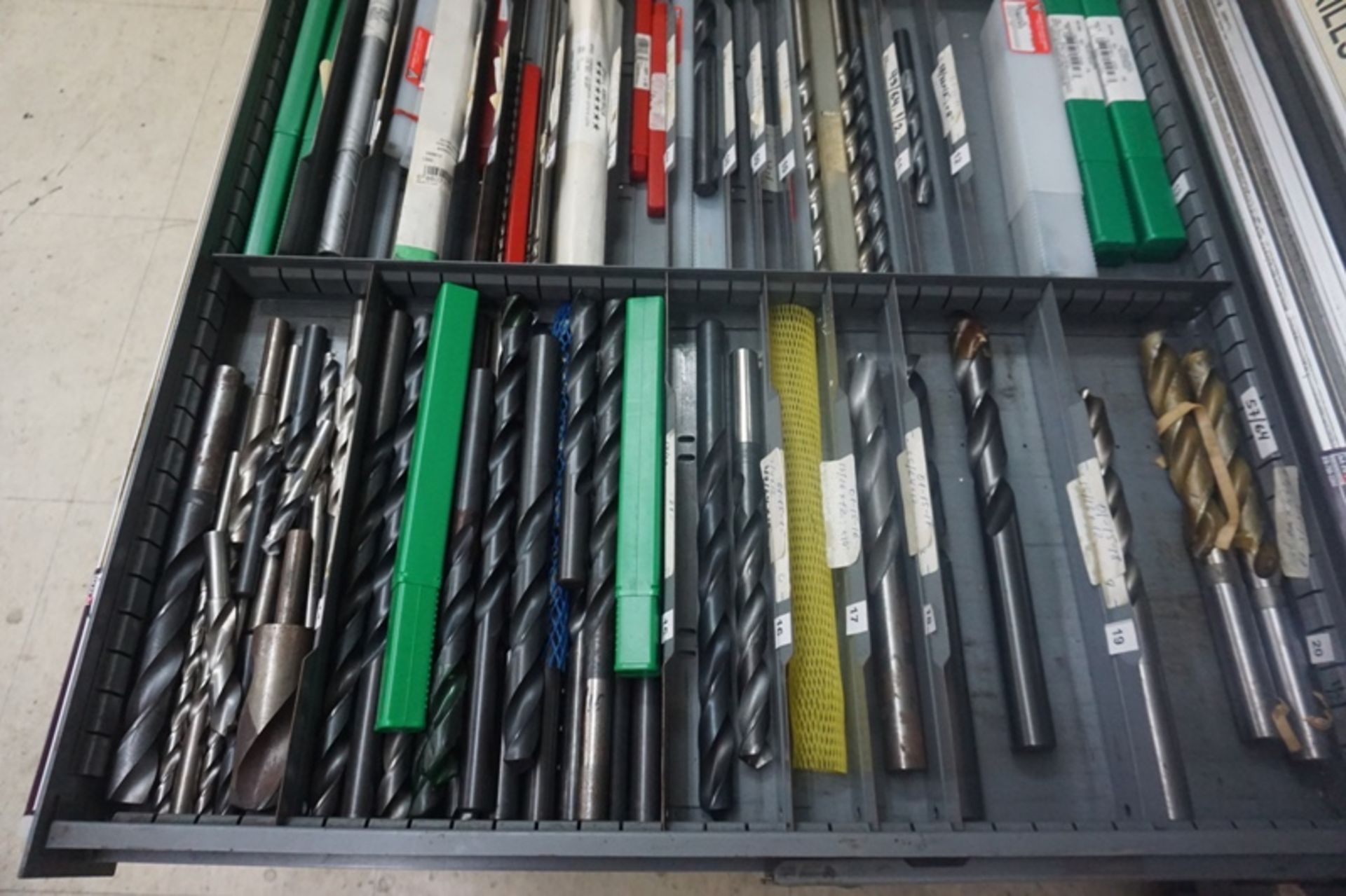 Drawer with Assorted High Speed Drills - Image 6 of 7
