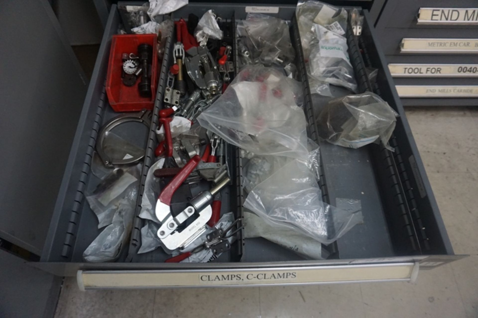 Drawer with Assorted Clamps - Image 4 of 5