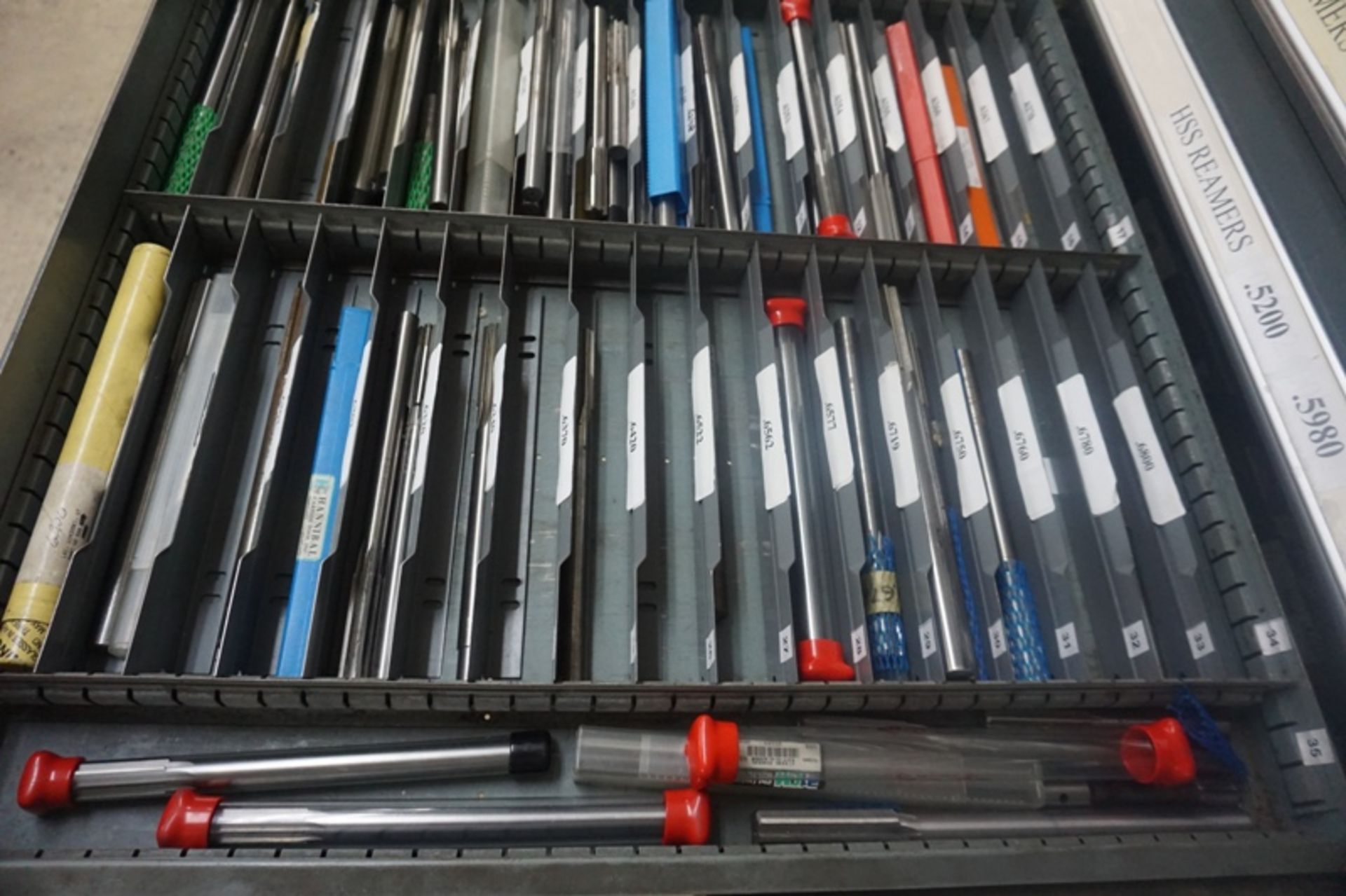 Drawer with Assorted High Speed Reamers - Image 5 of 7