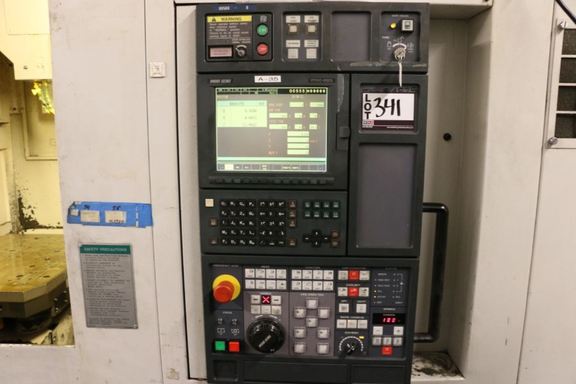 Mori-Seiki GV-503 4-Axis, MSG-803 Control, APC, 24” x 20” x 18”, 30 ATC, CTS, s/n: 9, New 1999 - Image 11 of 13