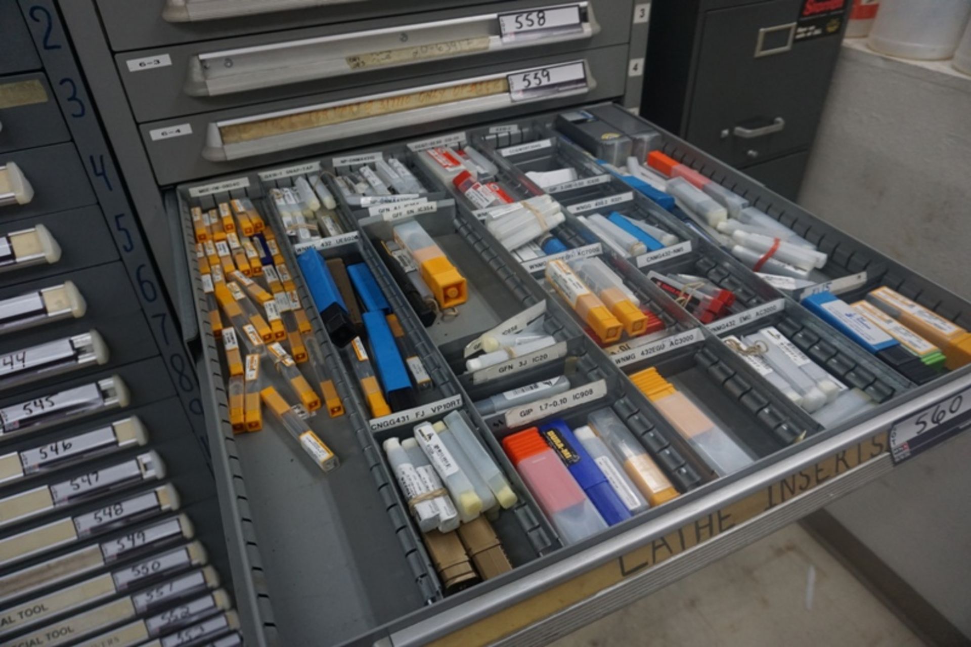 Drawer with Assorted Endmills - Image 2 of 6