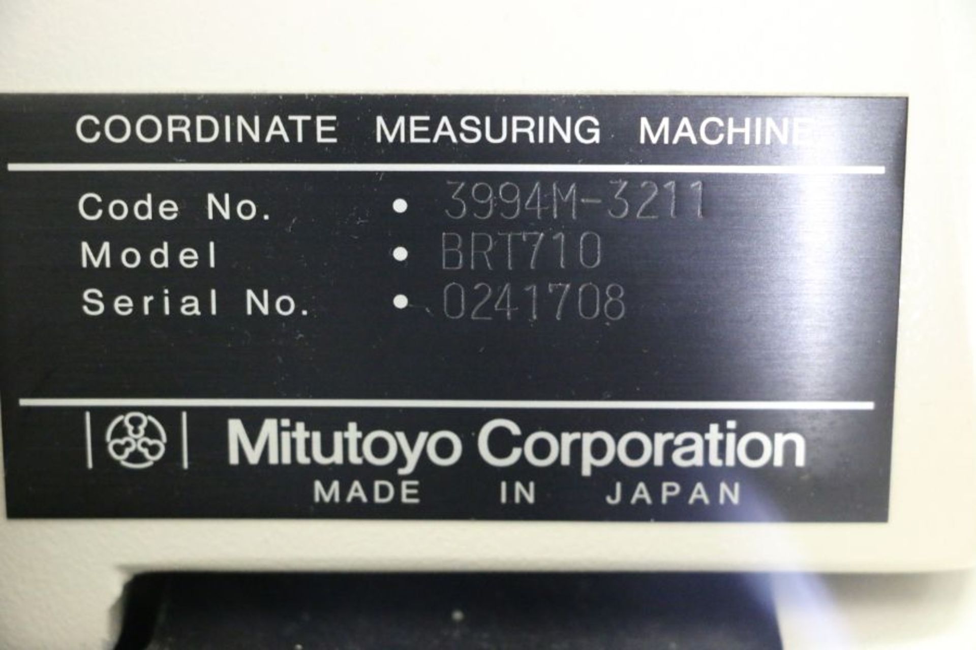 Mitutoyo Bright BRT710 Cordinate Measuring Machine, Renishaw PH9 5-Axis Probe, GEOMeasure CNC V2. - Image 11 of 12