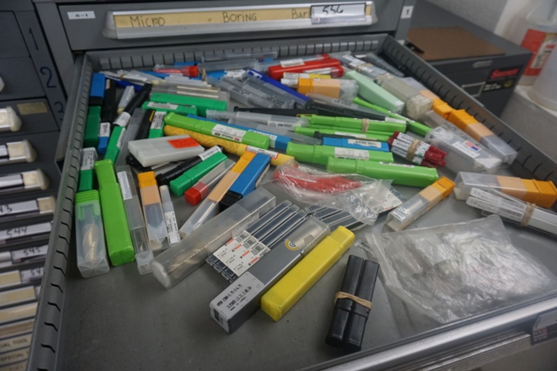 Drawer with Assorted Endmills - Image 5 of 6