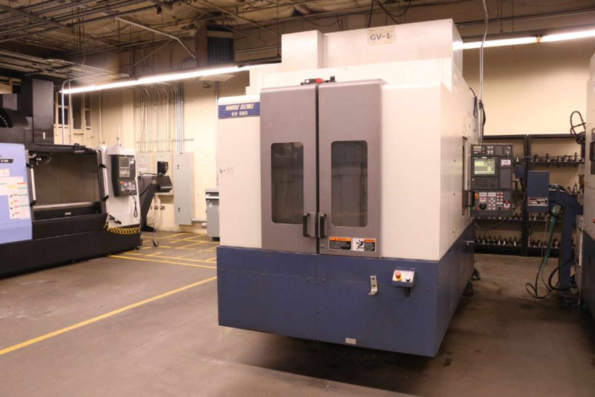 Mori-Seiki GV-503 4-Axis, MSG-803 Control, APC, 24” x 20” x 18”, 30 ATC, CTS, s/n: 9, New 1999 - Image 2 of 13