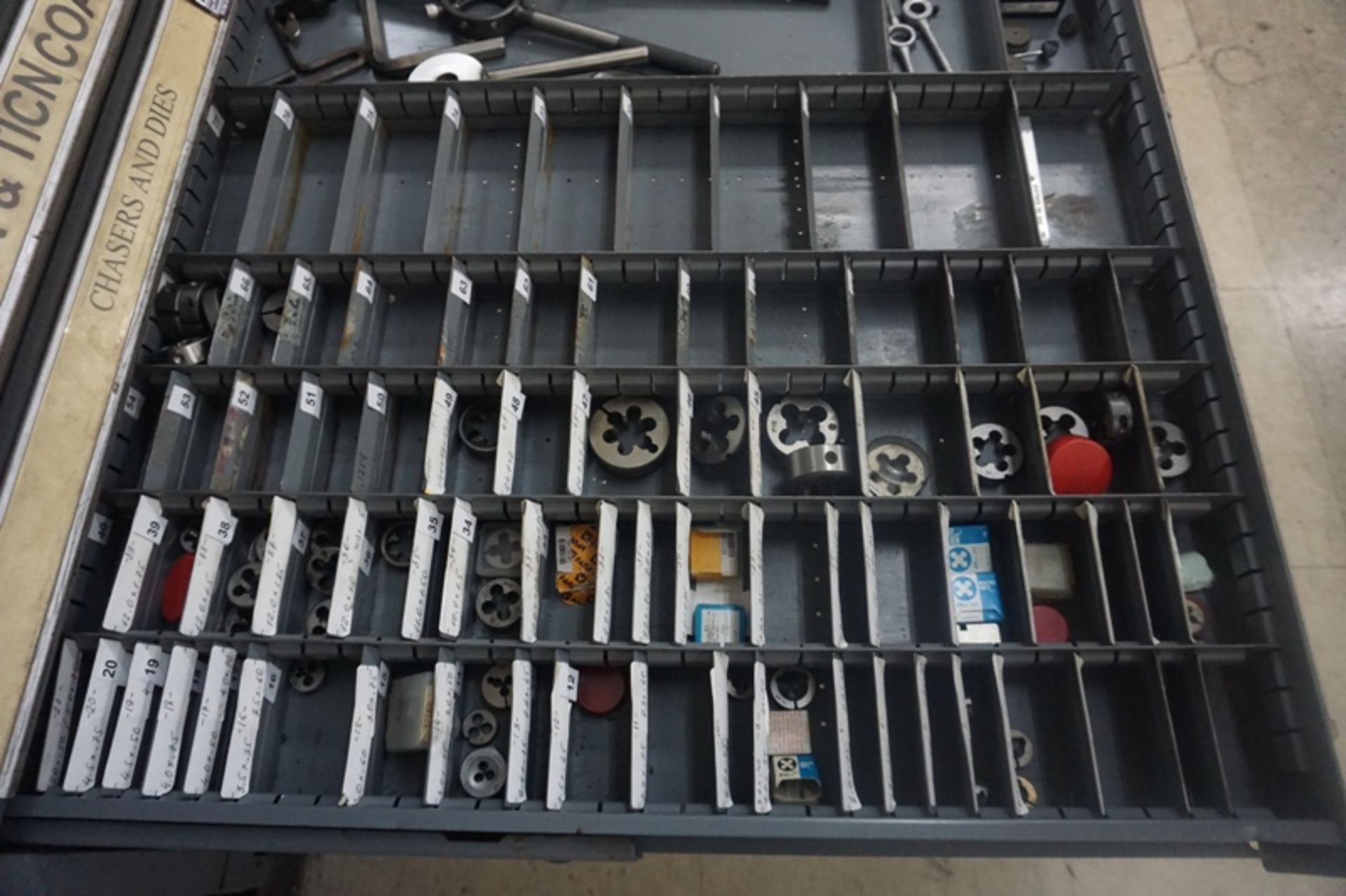 Drawer with Assorted Metric Dies - Image 2 of 5
