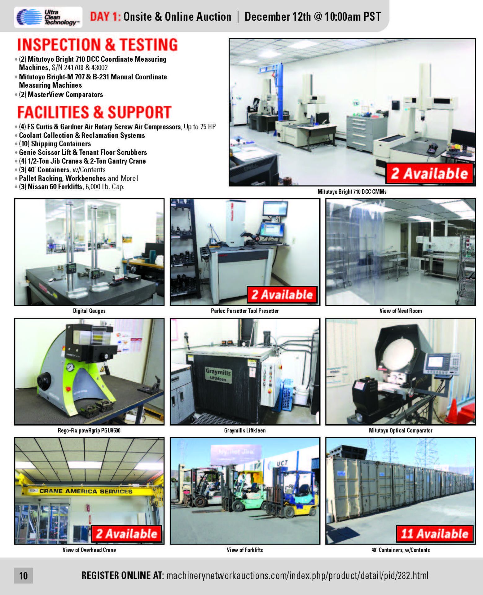 Major CNC Facility to the Semiconductor Industry (Partial listing more to be listed) - Image 10 of 12