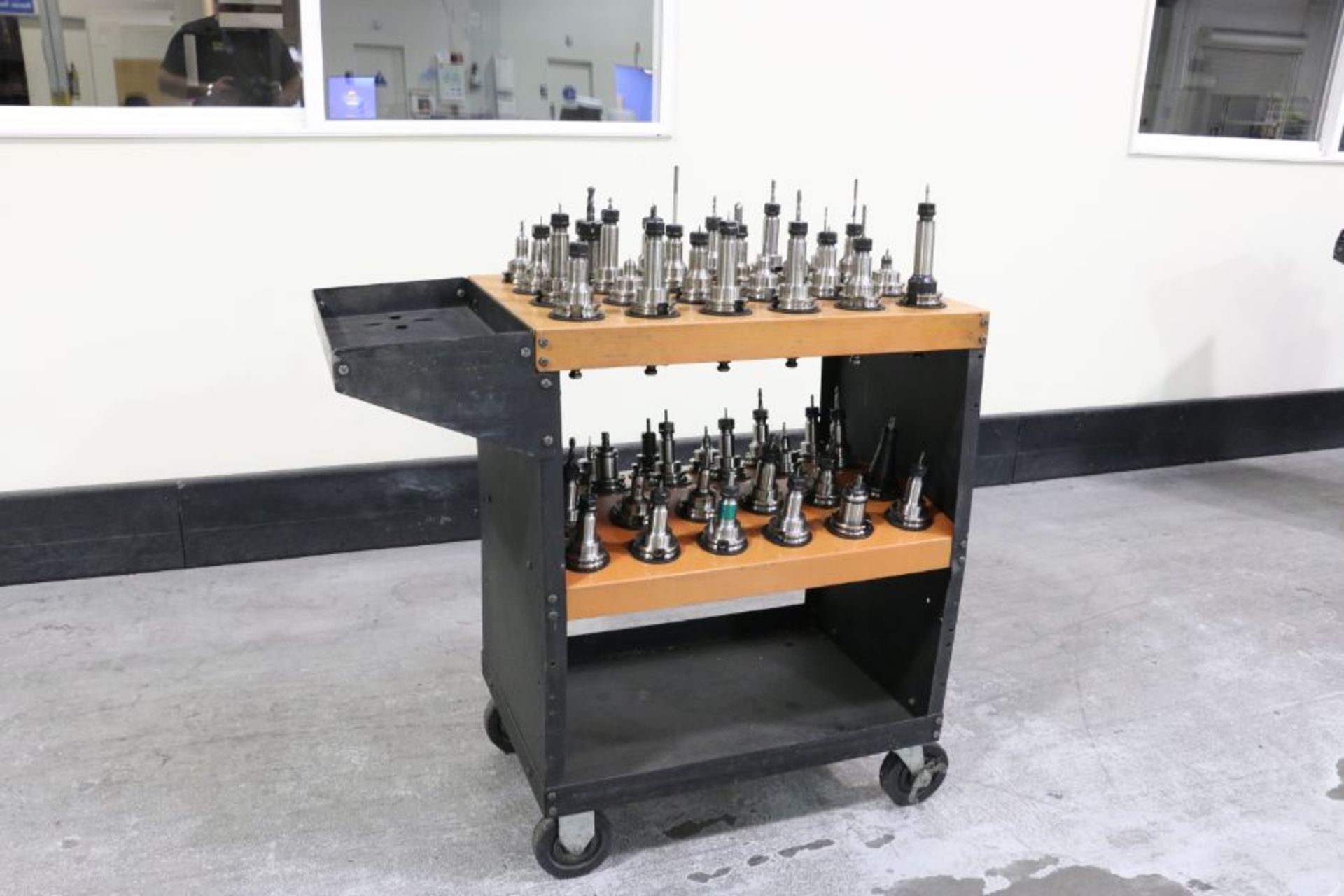 Huot Tool Scoot Tool Cart with Asssorted CT40 Tool Holders - Image 2 of 7