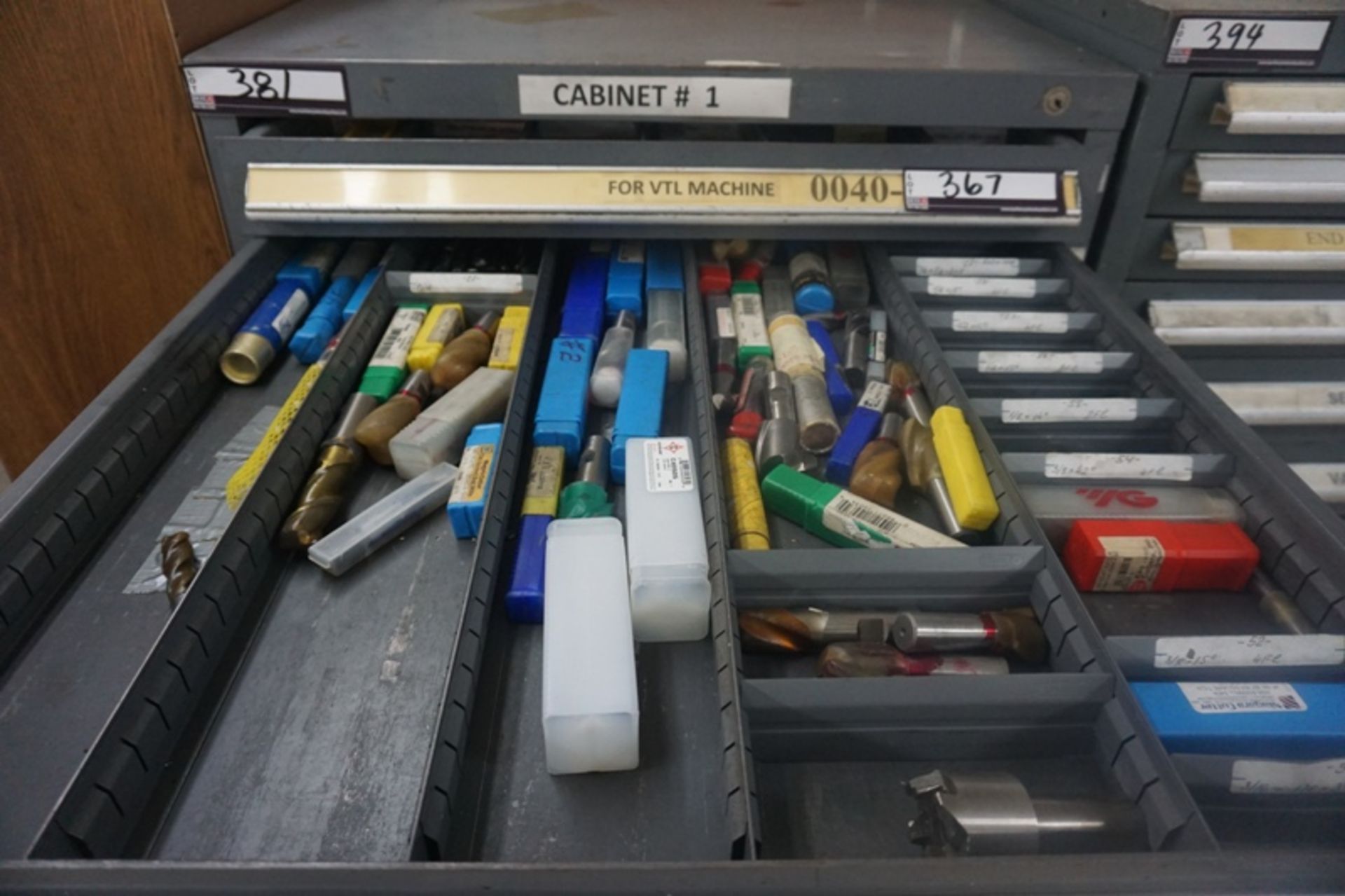 Drawer with Assorted High Speed Endmills - Image 2 of 5