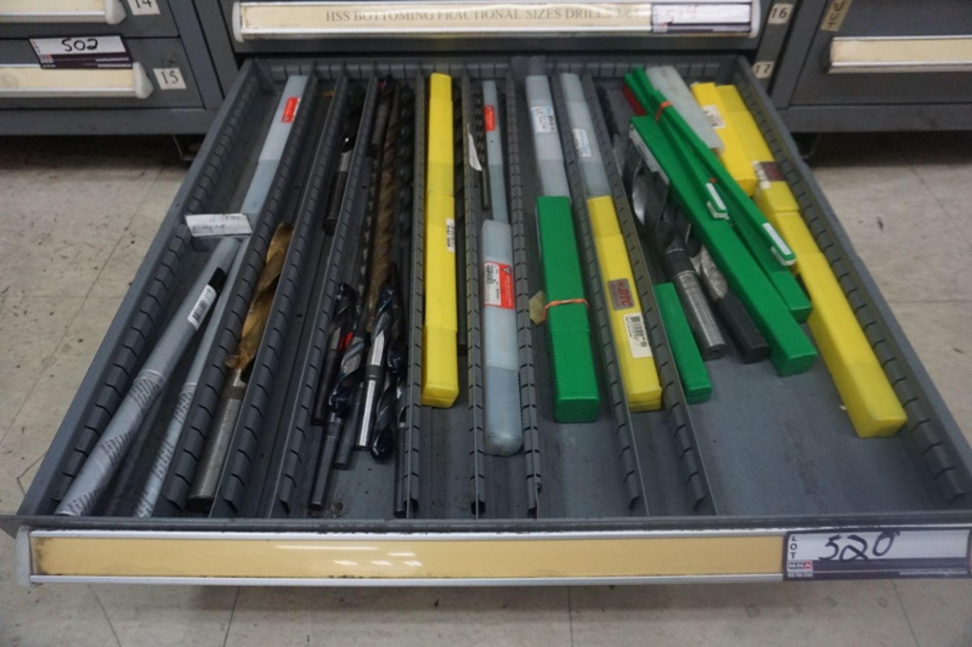 Drawer with Assorted High Speed Drills - Image 2 of 7