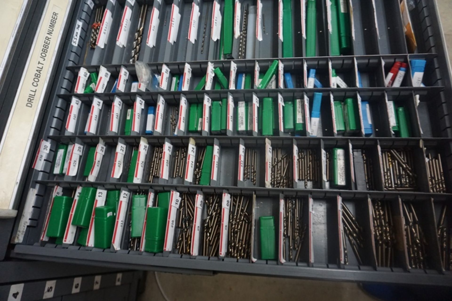Drawer with Assorted Cobalt Drills - Image 2 of 6