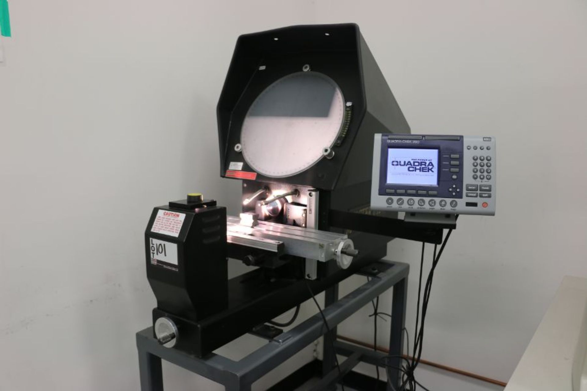 SPI Master View 14" MV14QSPI Optical Comparator with Acu-Rite Quadra-Check 200 DRO, s/n 2516- - Image 2 of 5