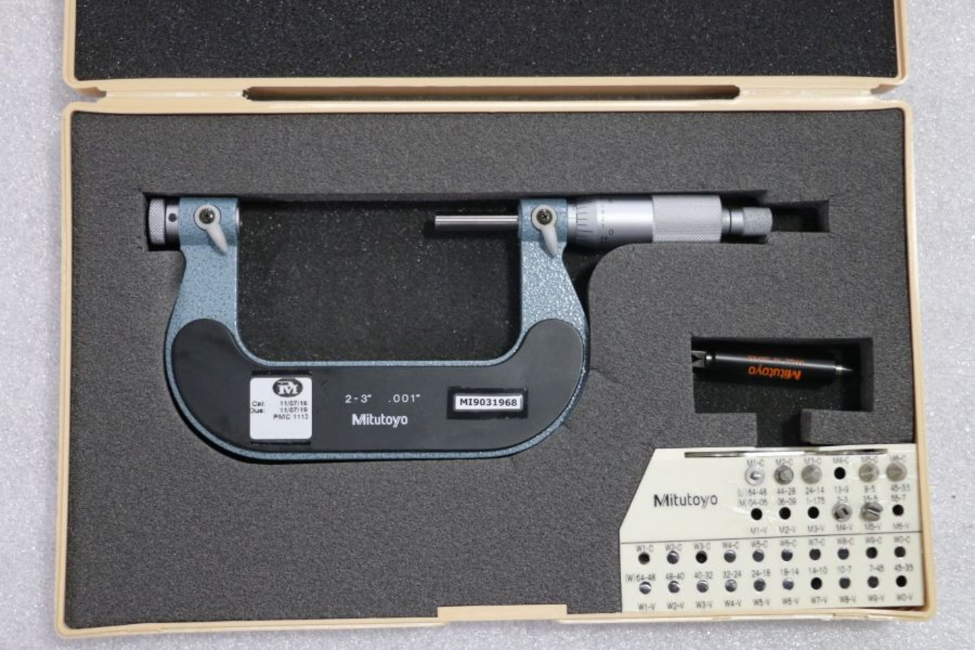 Mitutoyo 2" - 3" Pitch Micrometer