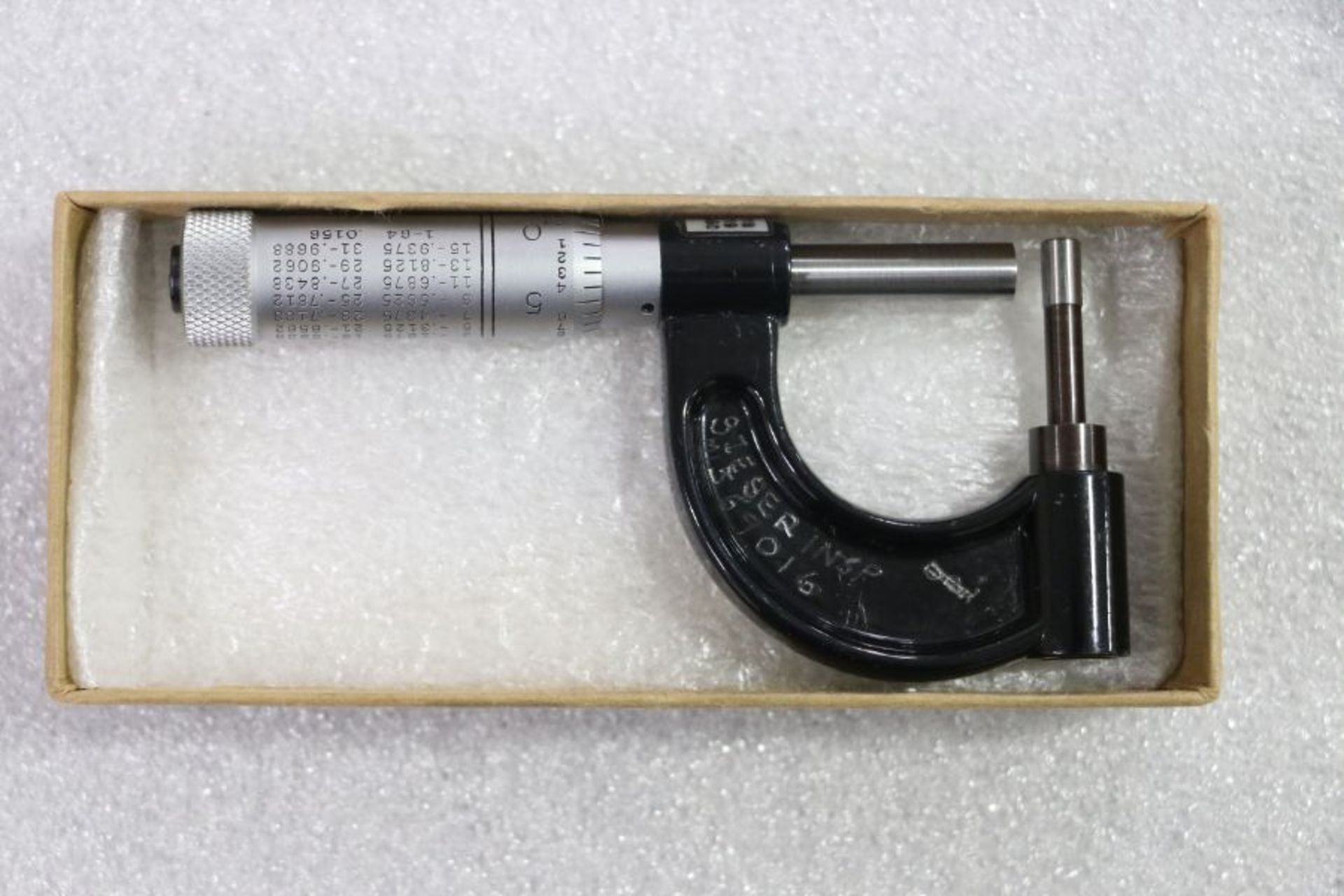 Starrett 0" - 1" Anvil Micrometer - Image 3 of 3