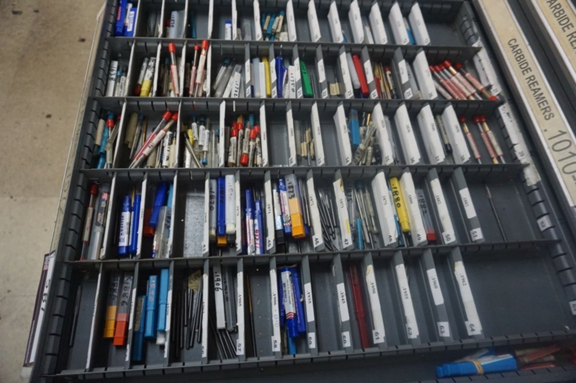 Drawer with Assorted Carbide Reamers - Image 6 of 6