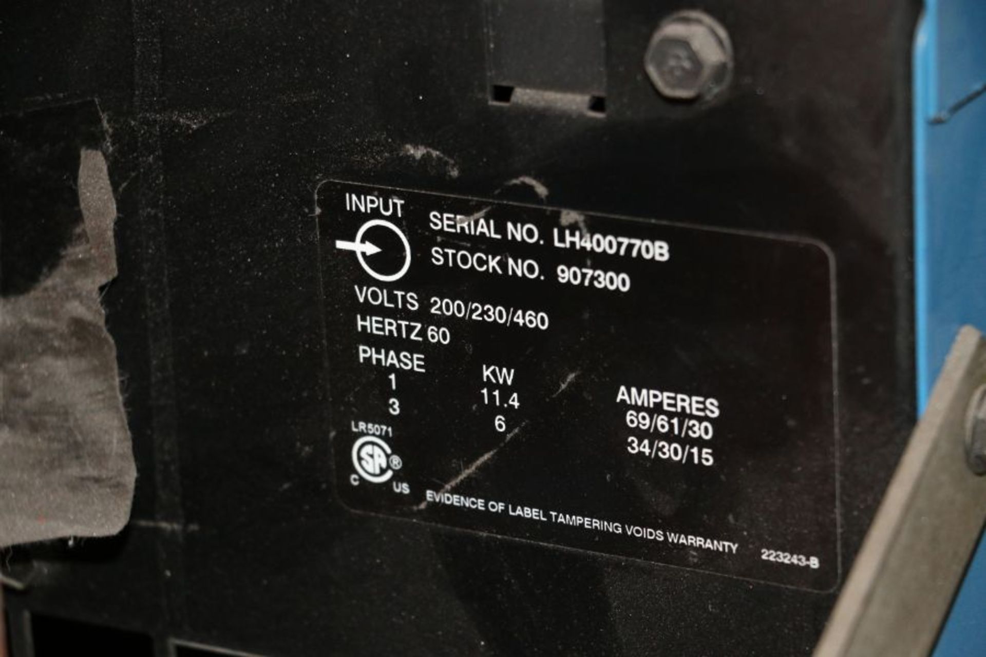 Miller Millermatic 350P Welder, s/n LH4007708 *No Tank* - Image 5 of 5