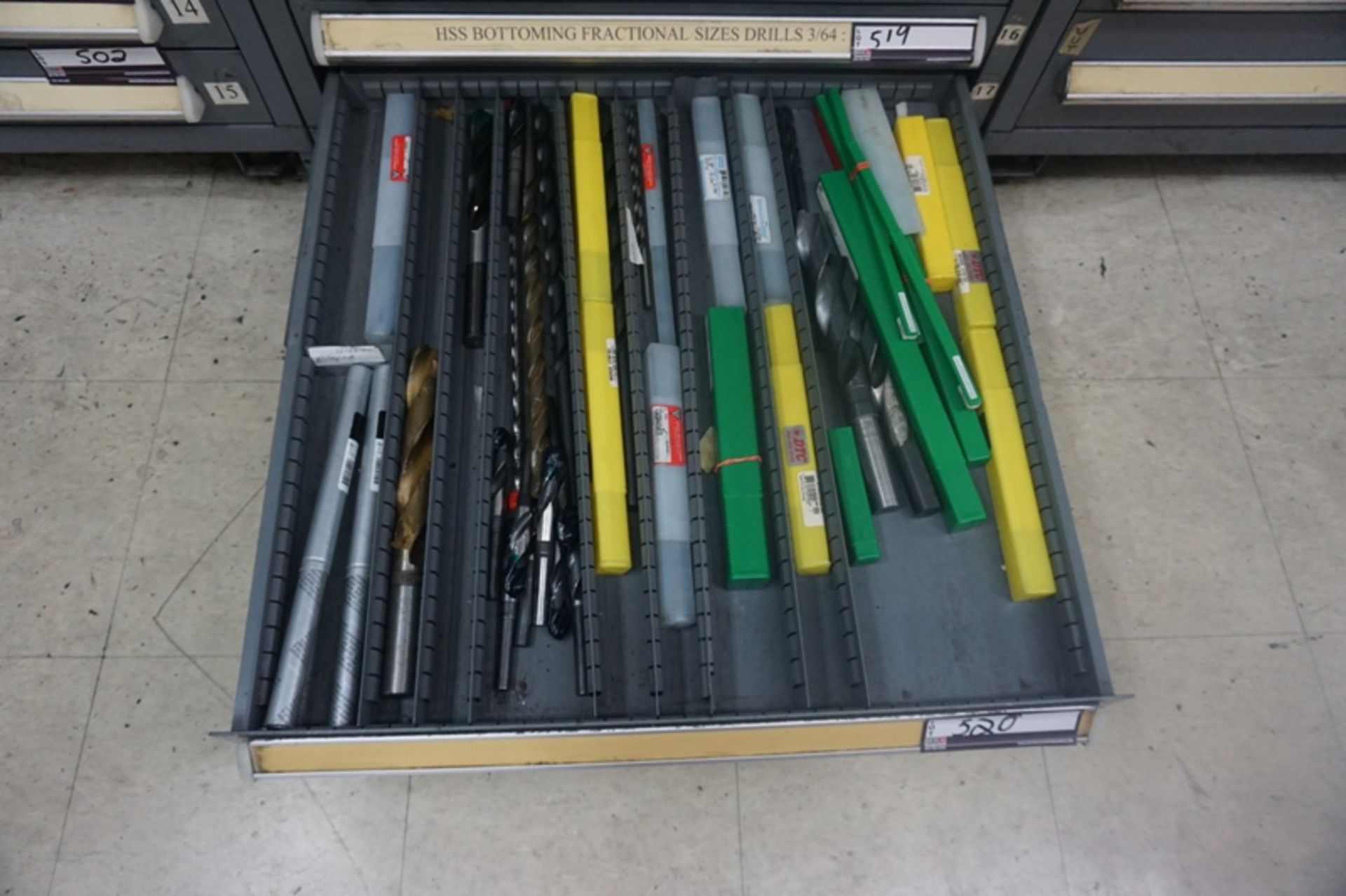 Drawer with Assorted High Speed Drills - Image 3 of 7