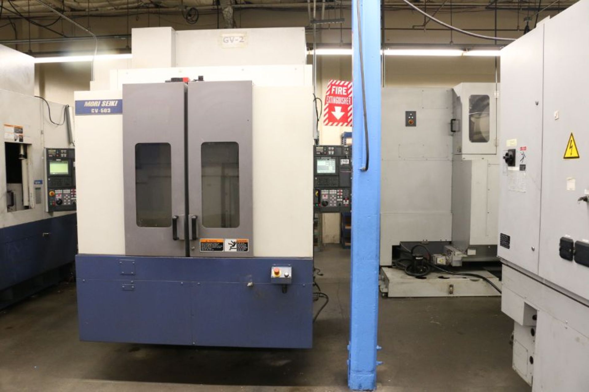 Mori-Seiki GV-503 4-Axis, MSG-803 Control, APC, 24” x 20” x 18”, 30 ATC, CTS, s/n: 64, New 2000 - Image 3 of 13