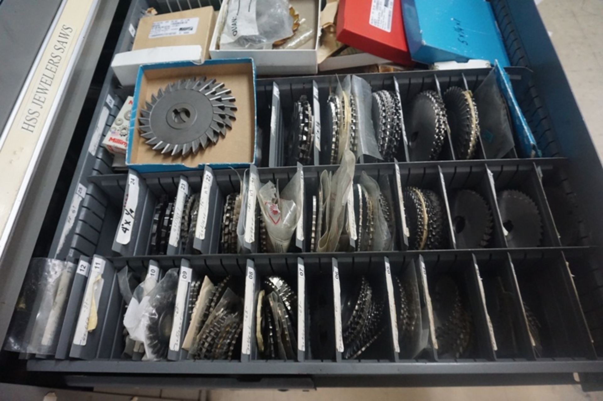 Drawer with Assorted High Speed Saws - Image 2 of 4