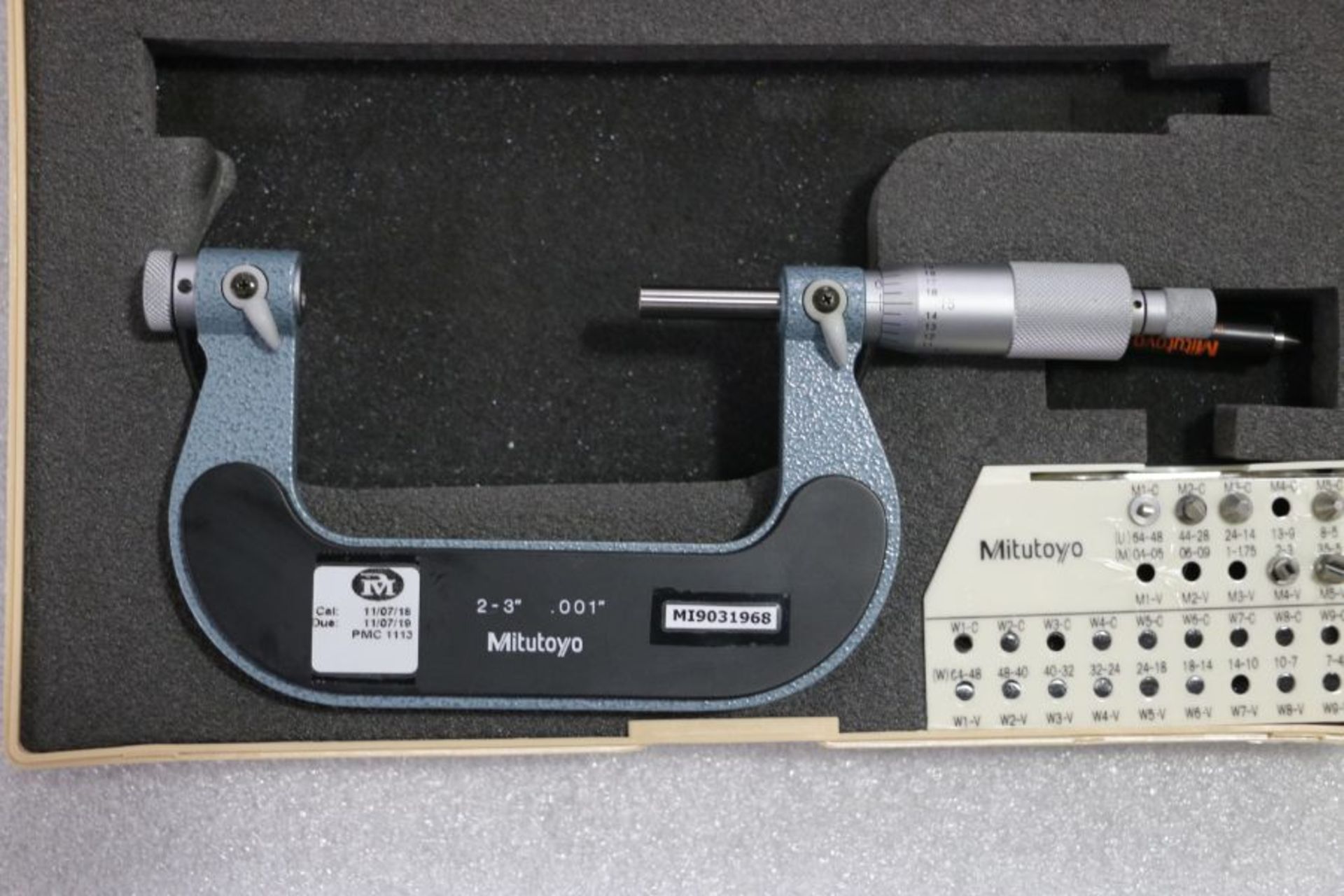 Mitutoyo 2" - 3" Pitch Micrometer - Image 2 of 3