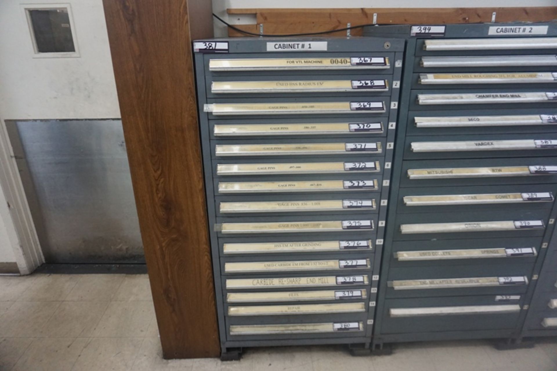 15 Drawer Vidmar Cabinet *No Content*