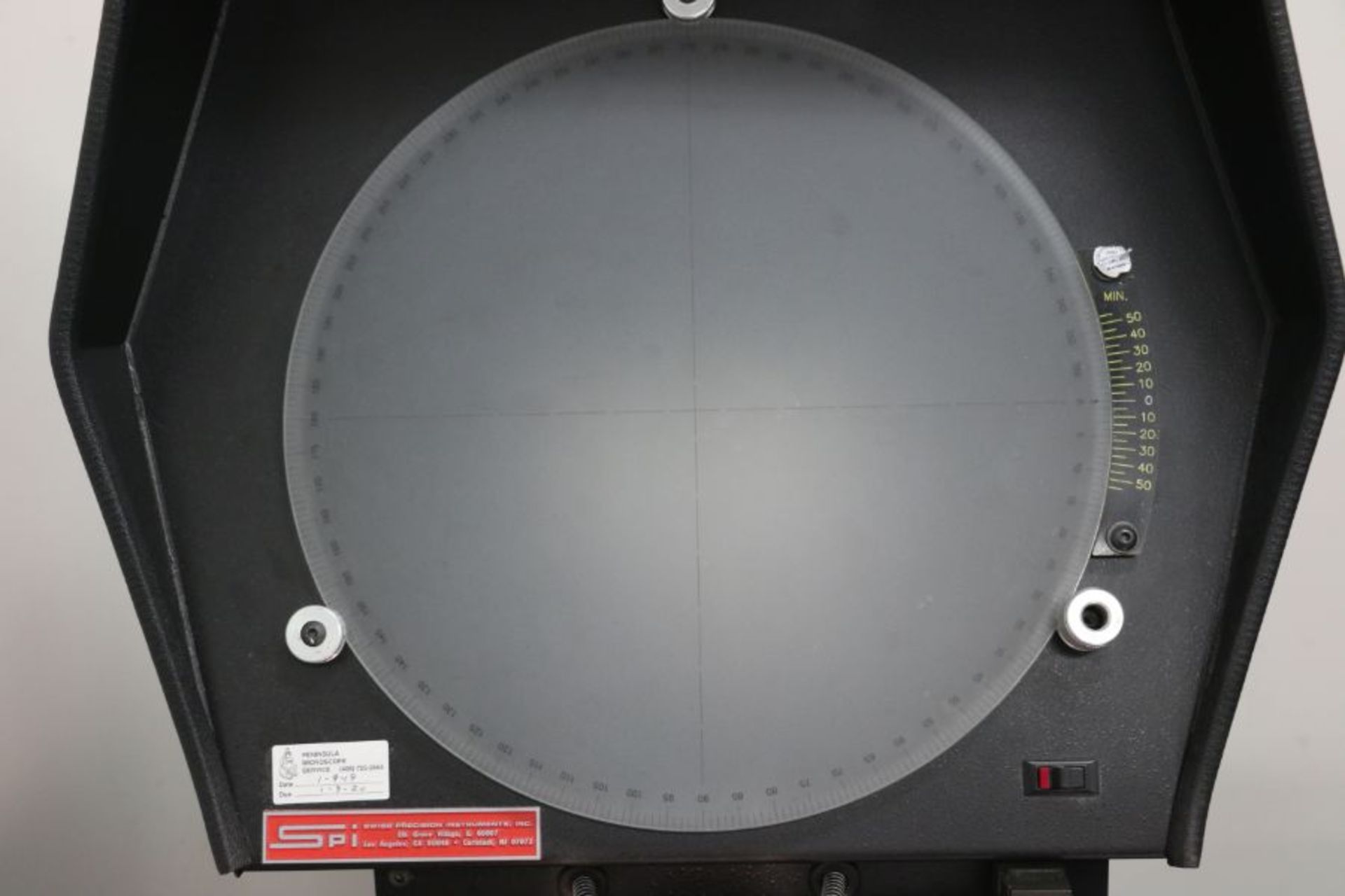 SPI Master View 14" MV14QSPI Optical Comparator with Acu-Rite Quadra-Check 200 DRO, s/n 2516- - Image 4 of 5