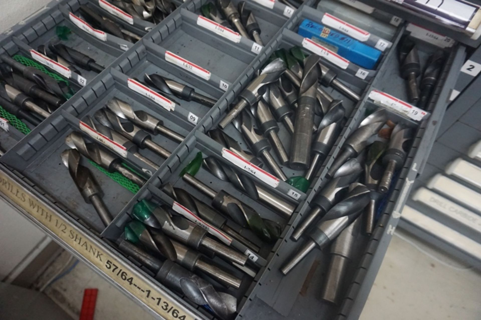 Drawer with Assorted High Speed Drills - Image 3 of 4