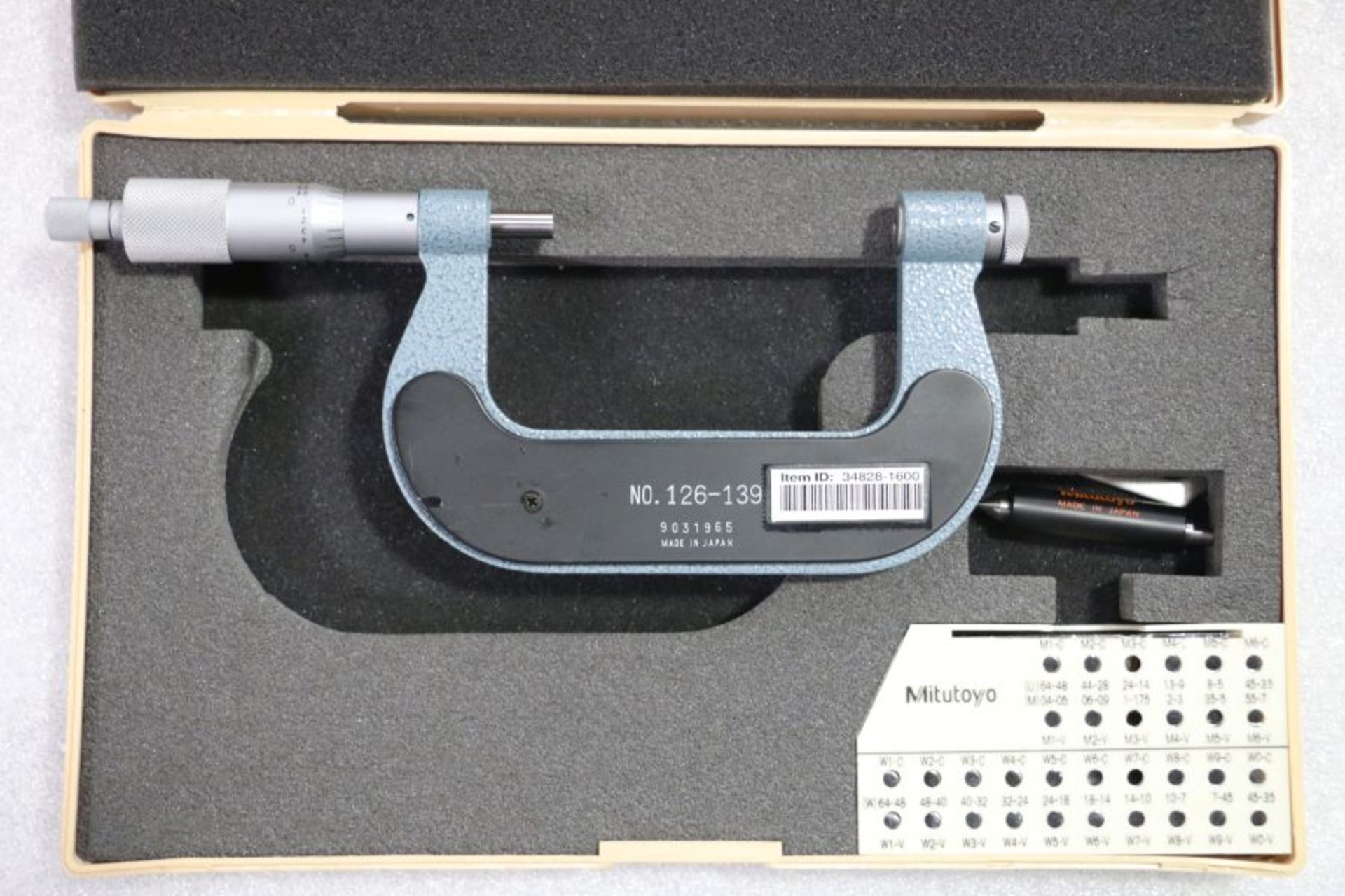 Mitutoyo 2" - 3" Pitch Micrometer - Image 3 of 3