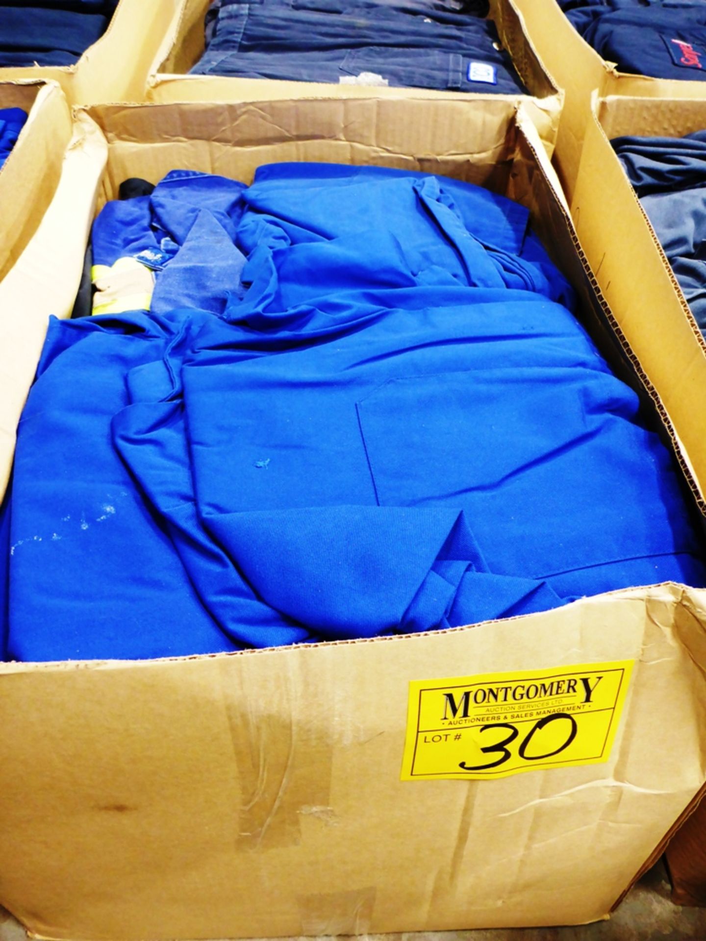 L/O ASST. IND. COVERALLS & SMOCKS - 38R 42R 54T 54 - ROYAL BLUE