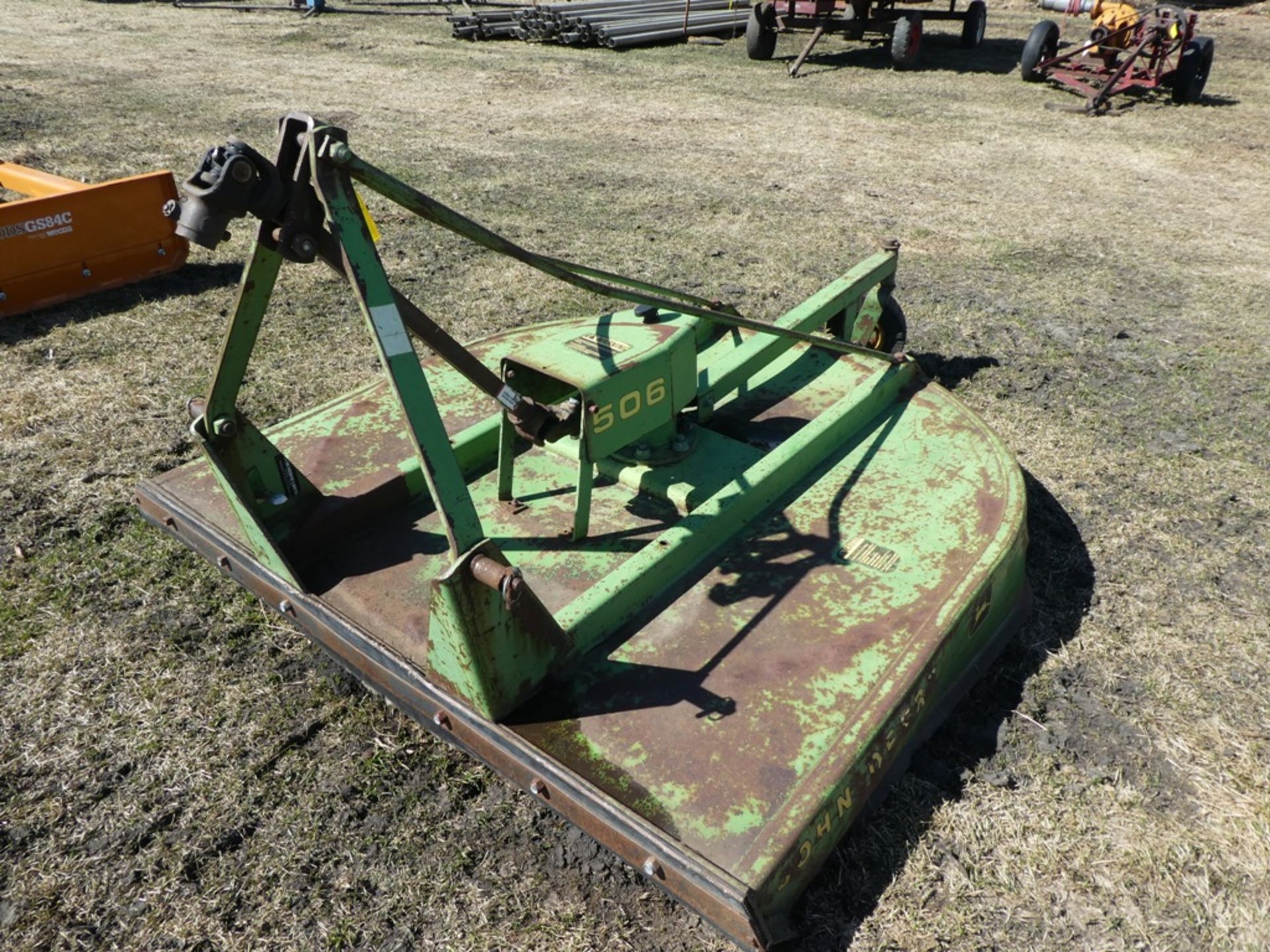 JOHN DEERE 506 5' ROTARY MOWER W/ 3PT