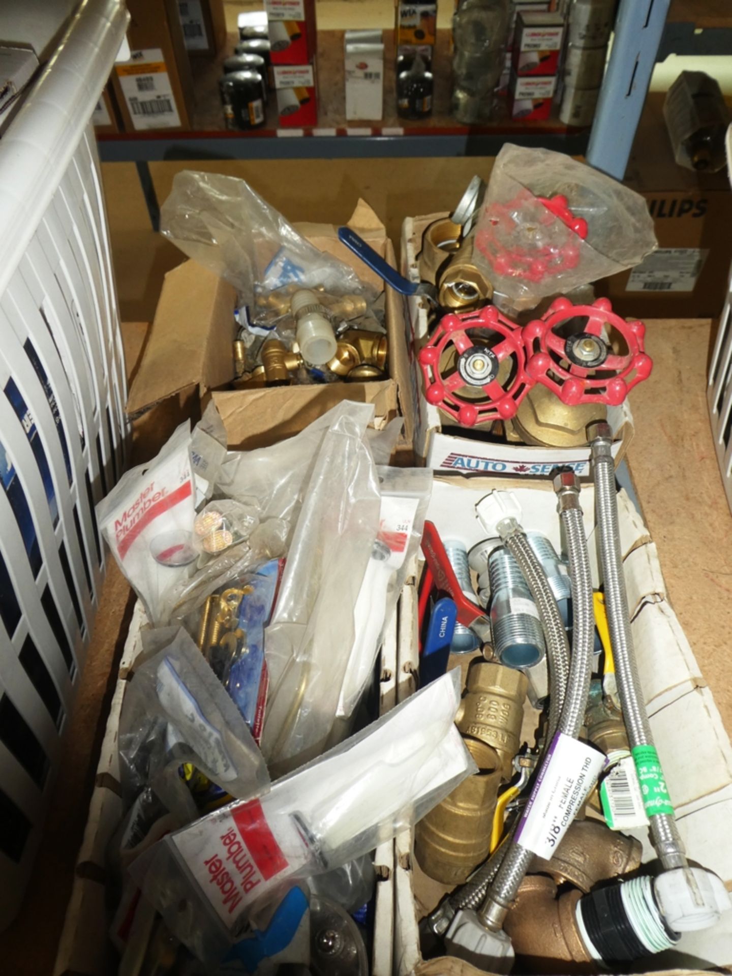 L/O ABS PLUMBING SUPPLIES, TOILET FILL VALVES, PEX FITTINGS, SHOWER & SINK FAUCETS & HARDWARE - Image 6 of 6