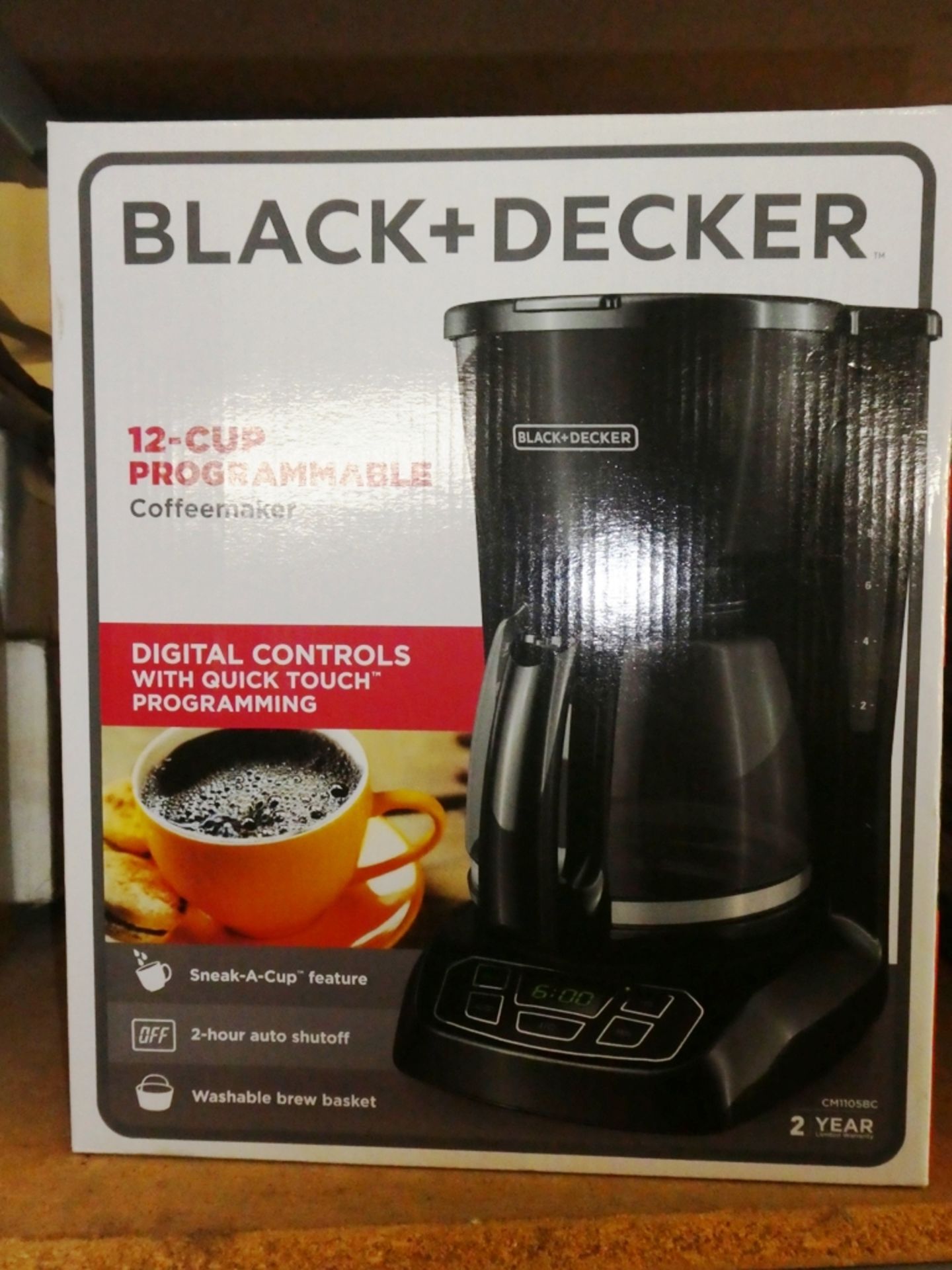 B&D 12 CUP COFFEE MAKER - NEW - Image 2 of 2