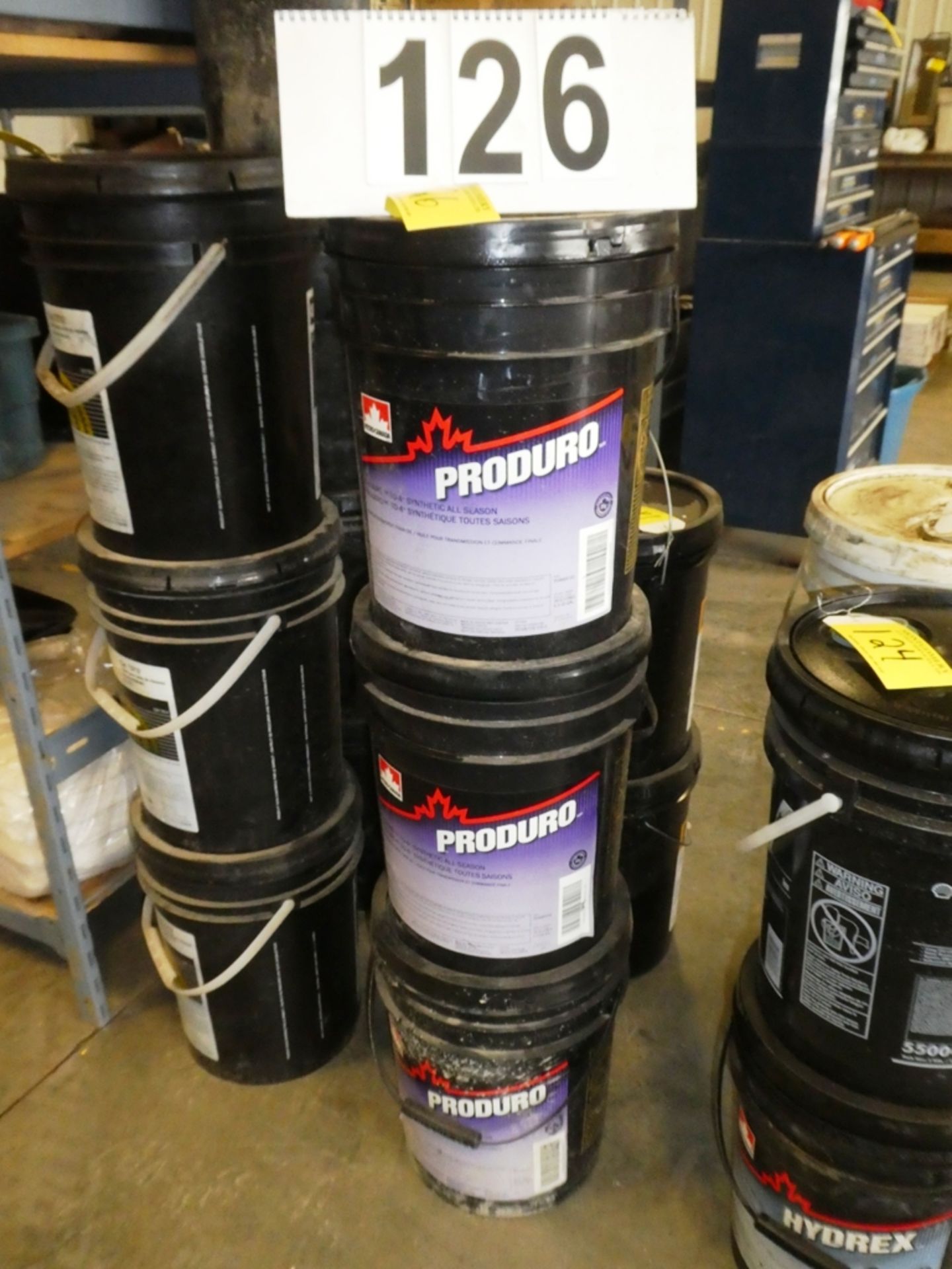 3-PAILS OF PRODURO SYNTHETIC ALL SEASON DRIVE TRAIN TRANSMISSION OIL