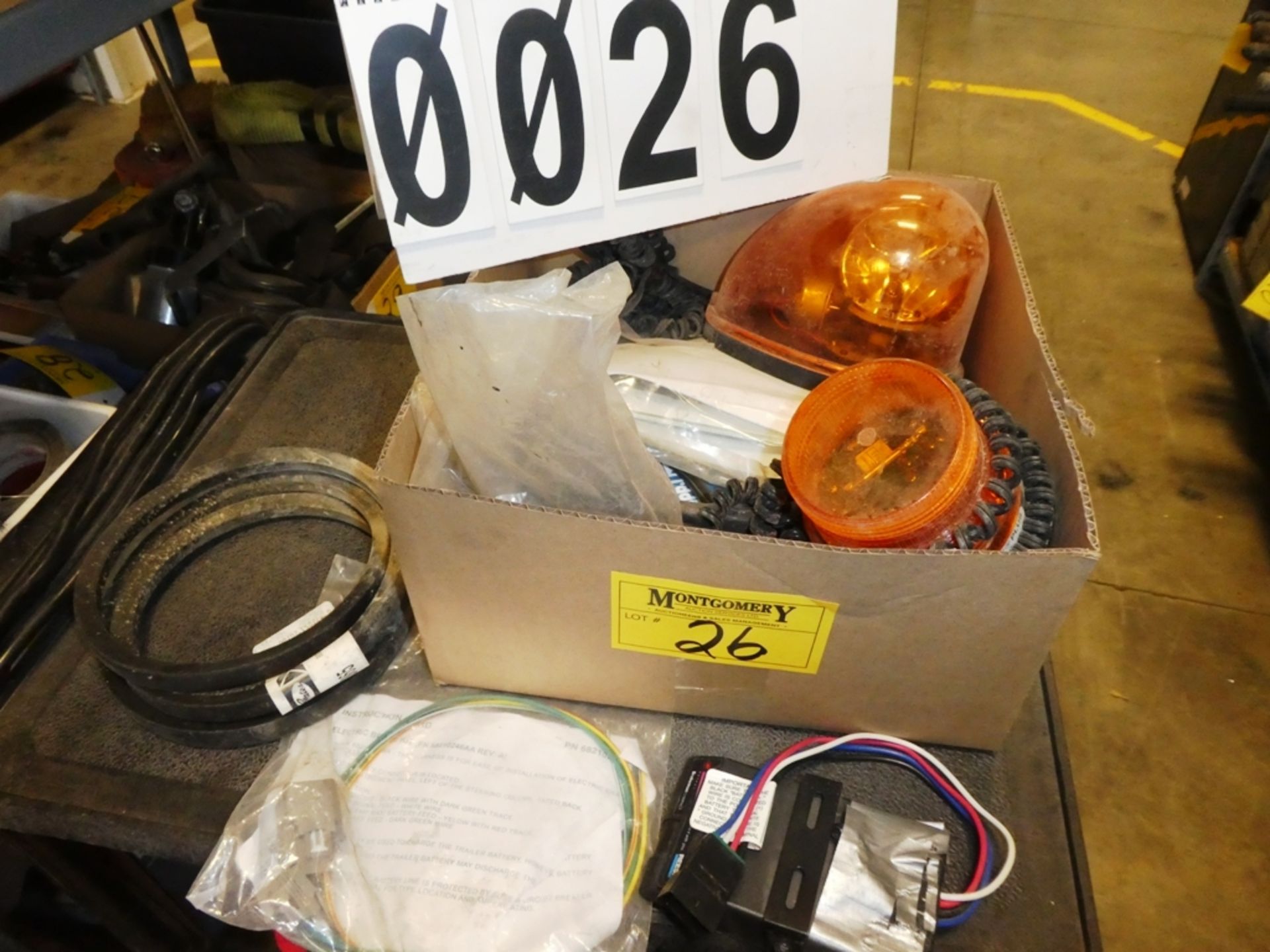 L/O STROBE LIGHTS, TRAILER PLUGS, TRAILER BRAKE CONTROL & MISC.