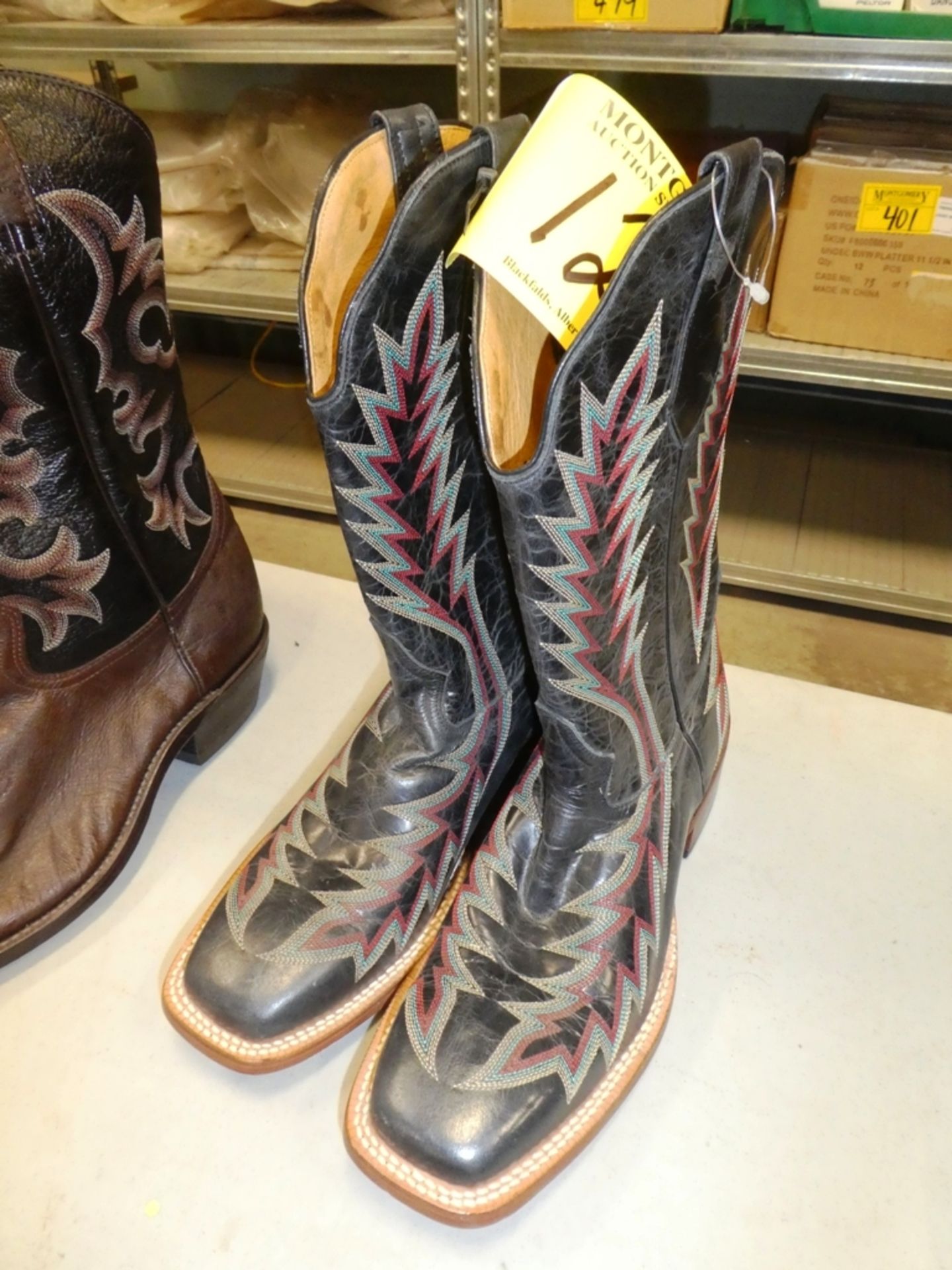 PR OF JOHNNY RINGO COWBOY BOOTS, SIZE 9C