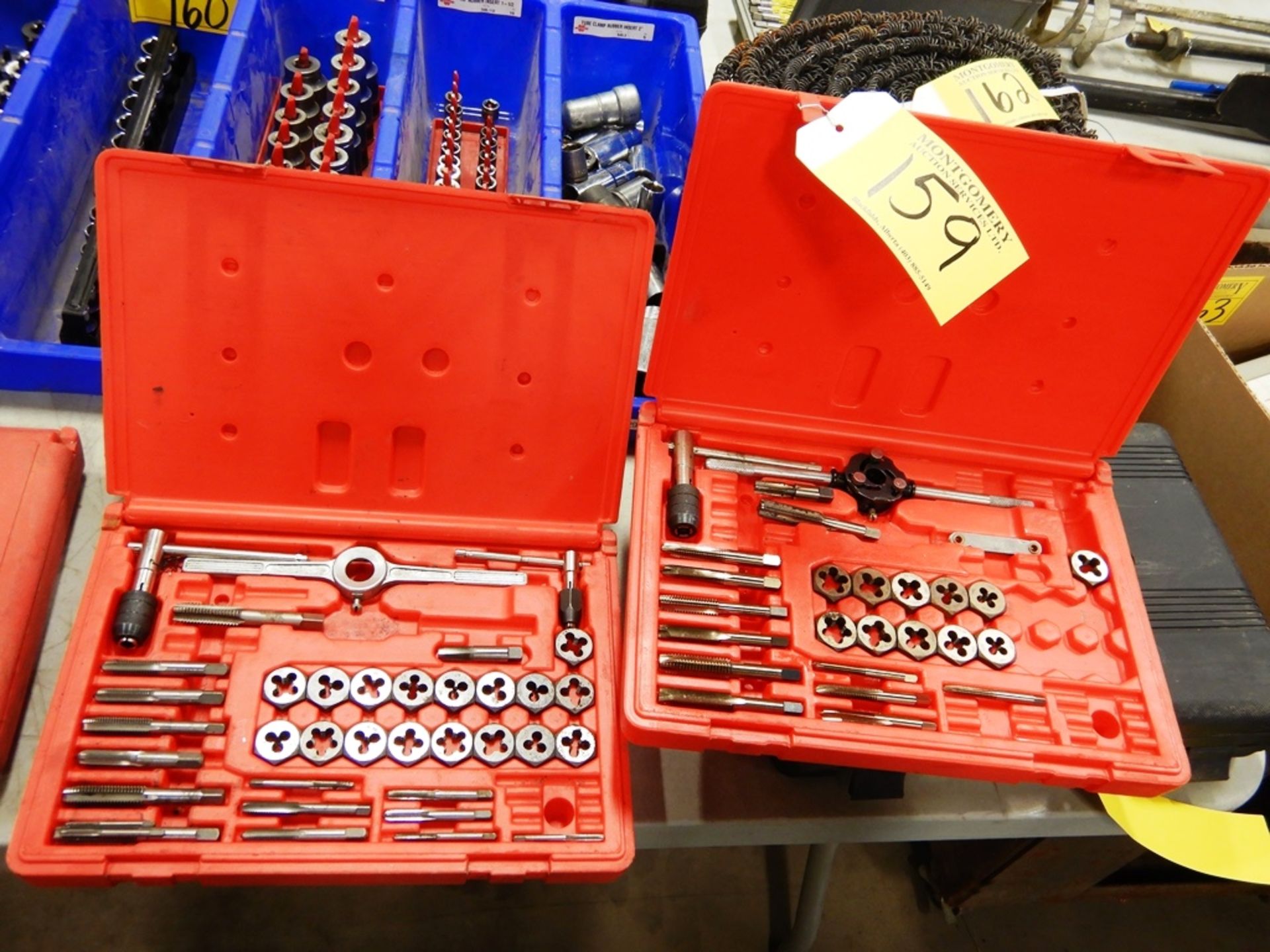 2 - METRIC TAP & DIE SETS (1 INCOMPLETE)