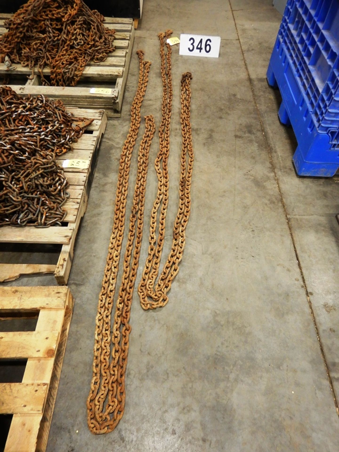 2 - 30' CHAIN & HOOKS