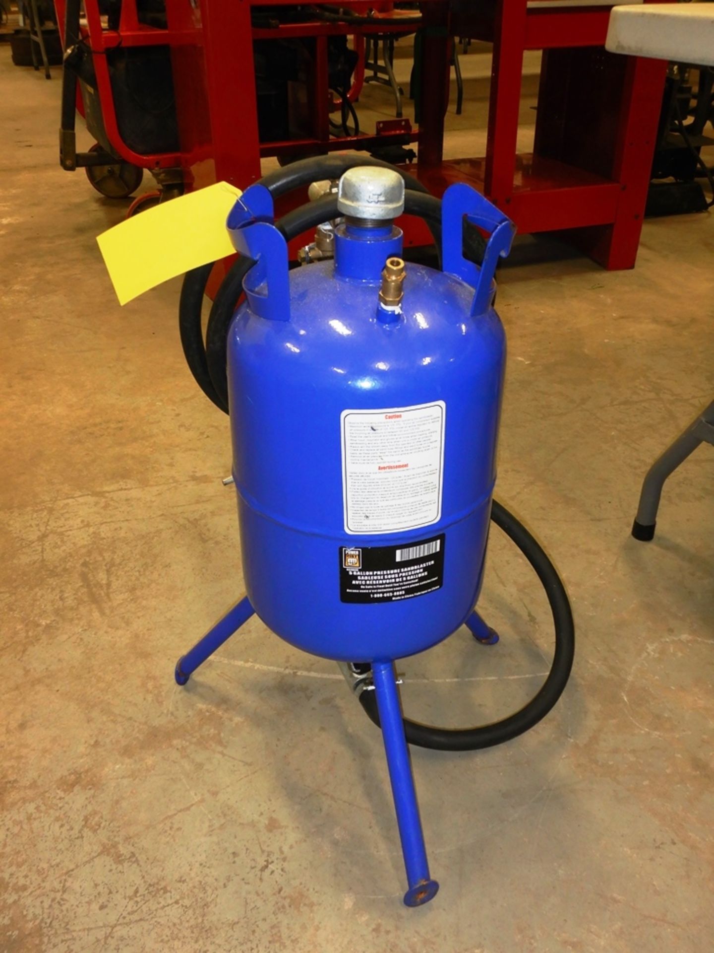 PF 5 GAL PRESSURE SANDBLASTER - Image 2 of 2