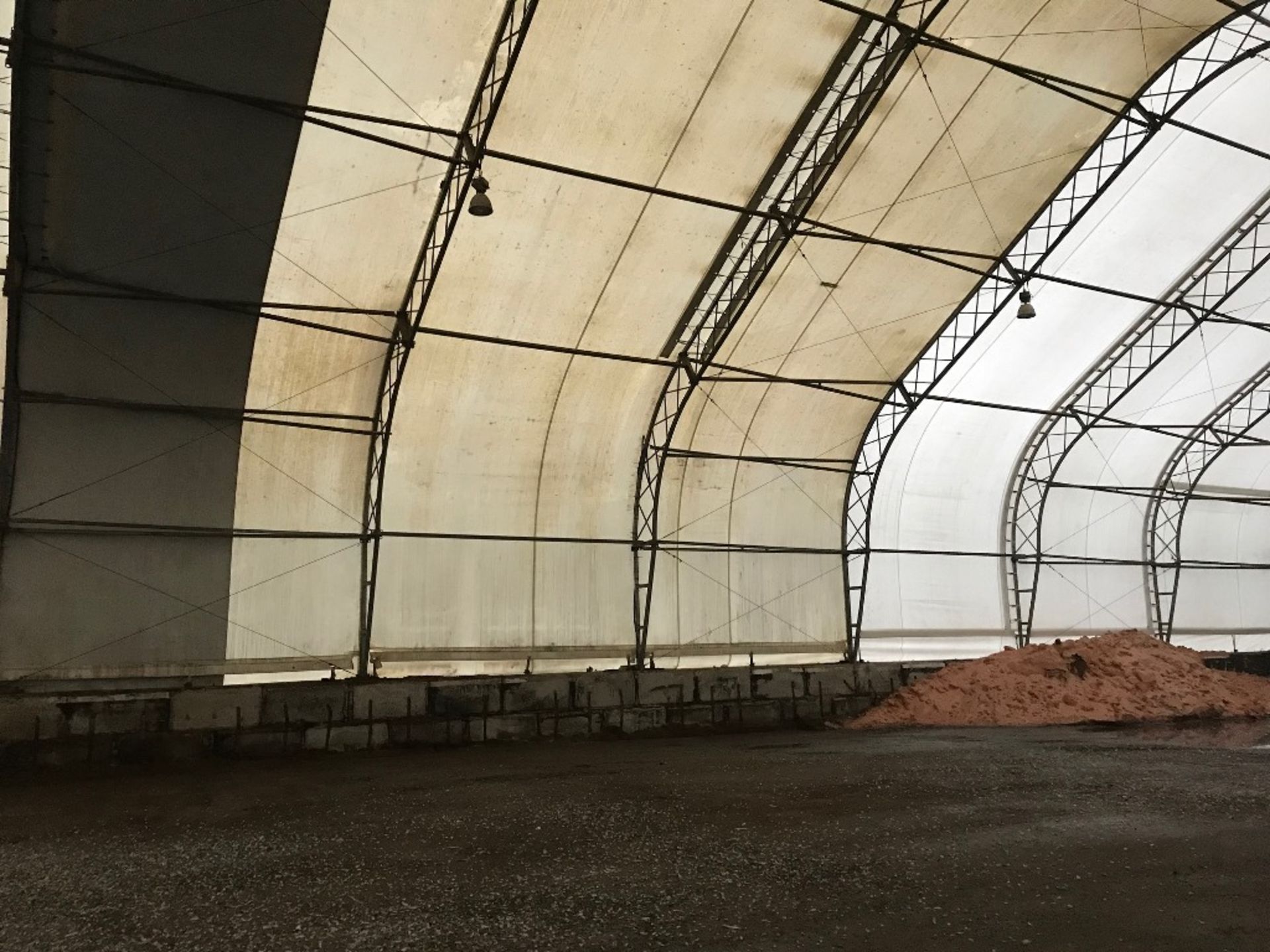 2006 PAVILION 74'X 197' TARP STORAGE SHELTER/BUILDING - Image 13 of 17