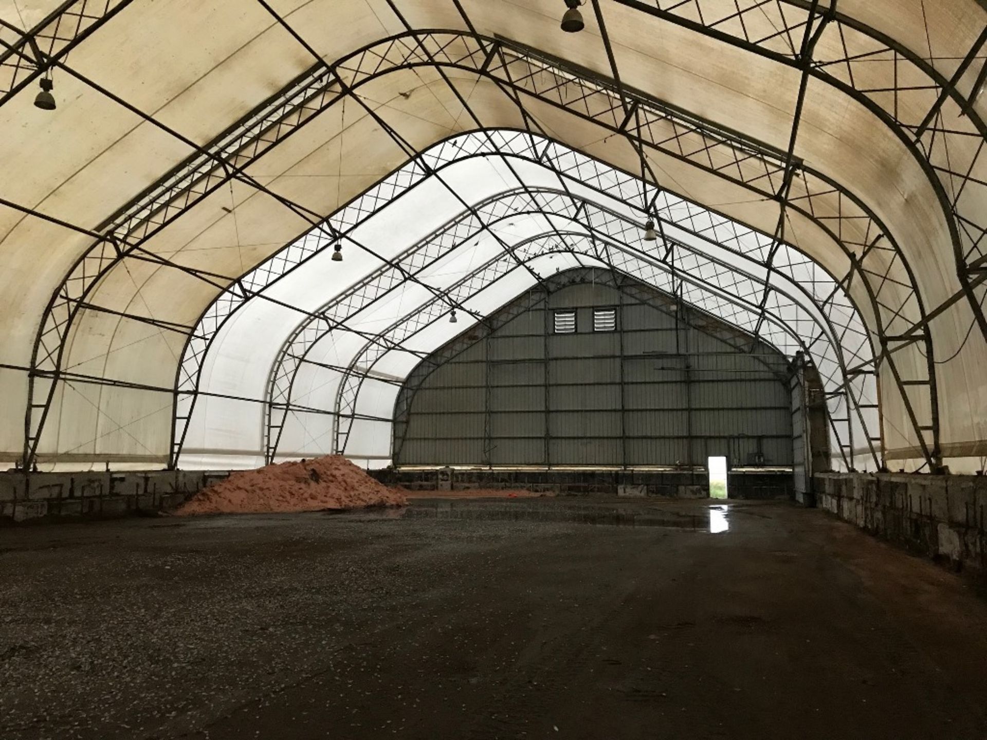 2006 PAVILION 74'X 197' TARP STORAGE SHELTER/BUILDING - Image 12 of 17