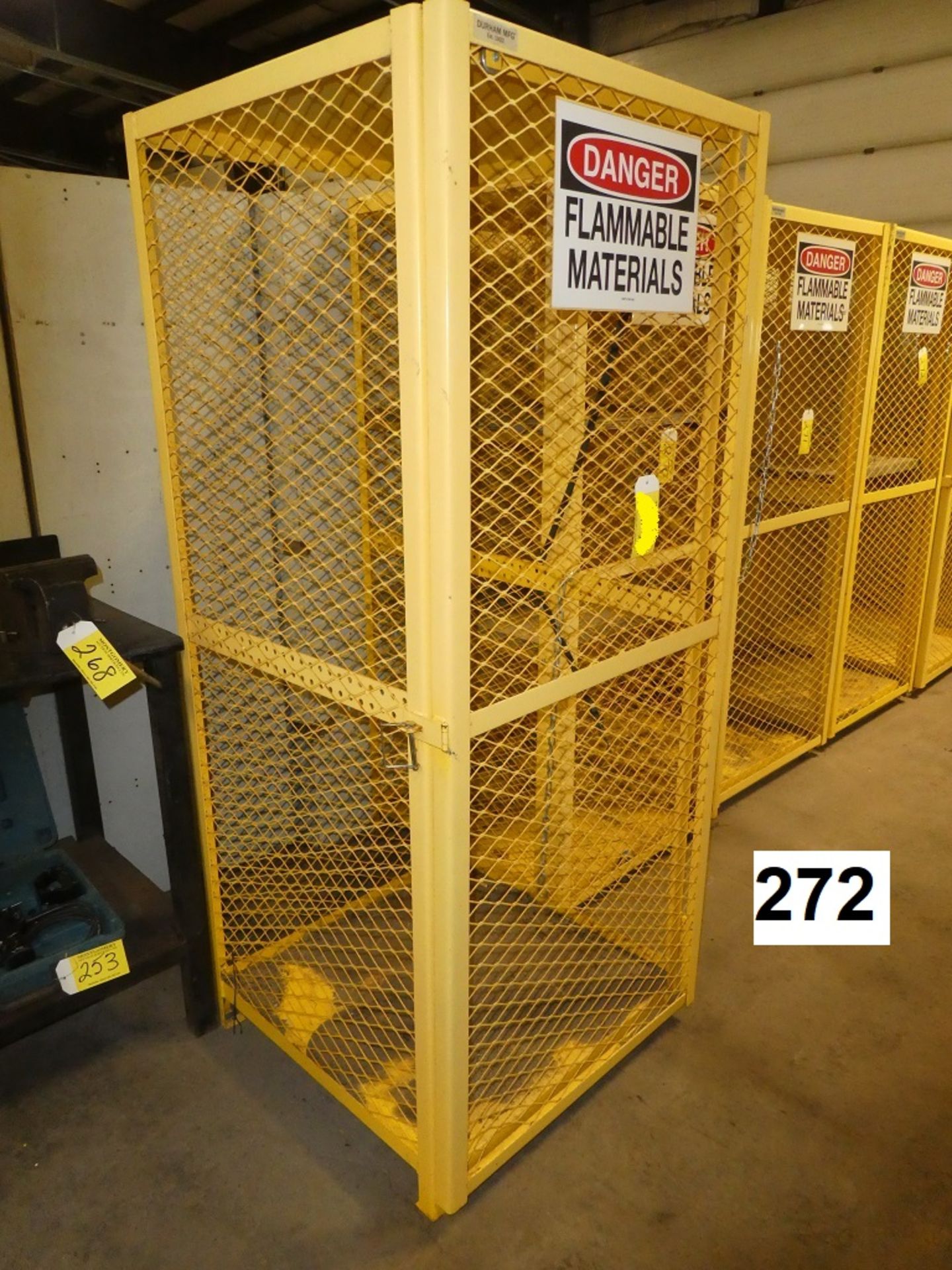 30"X30"X72" FLAMMABLE MATERIALS STORAGE CAGE