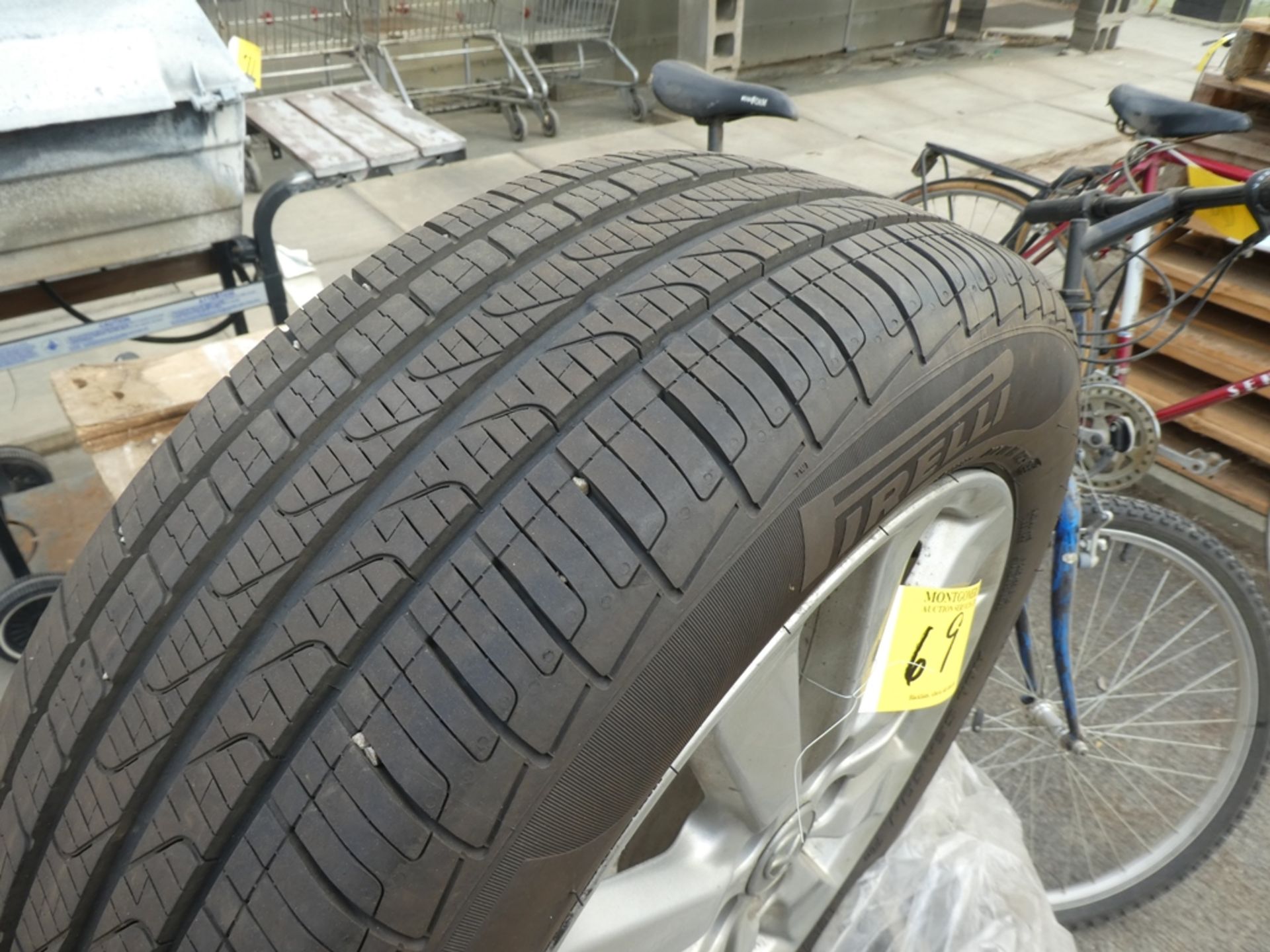 4 - PIREELLI 205/55/R16 TIRES & RIMS - Image 2 of 2